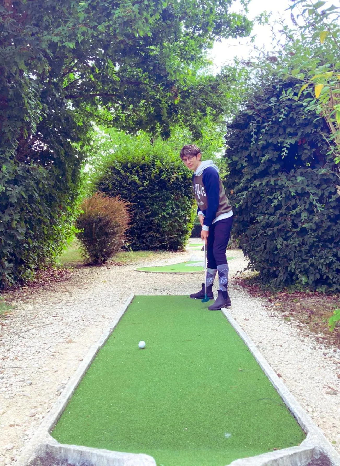 Minigolf in SAS Le Hameau des Grilles