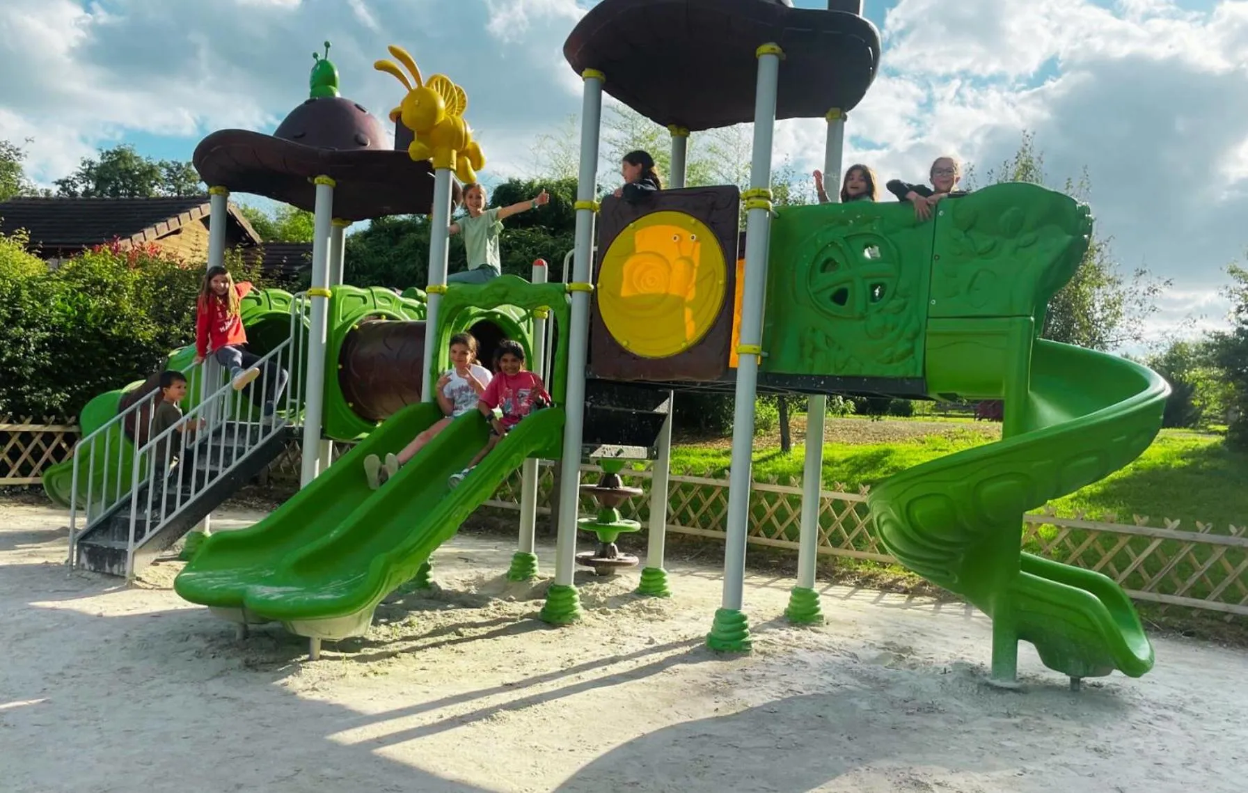 Children play ground in SAS Le Hameau des Grilles