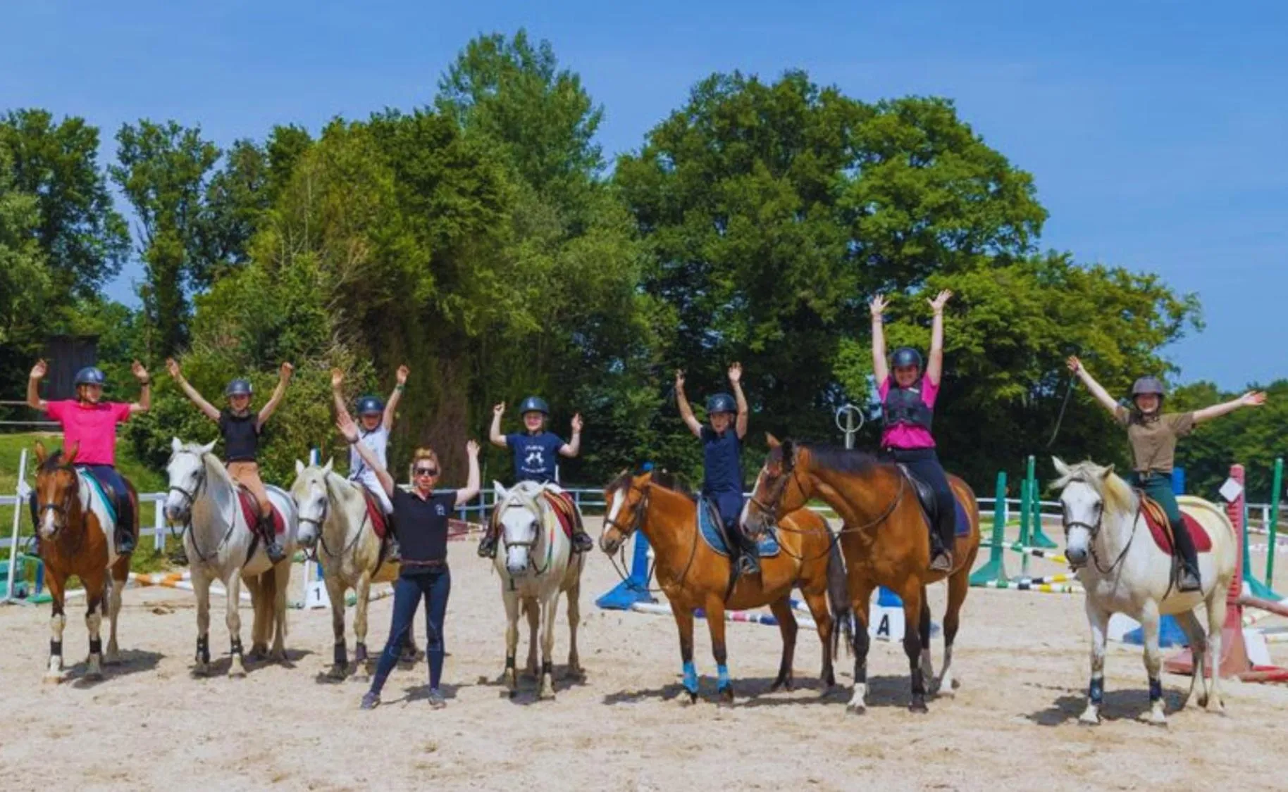 Horse-riding in SAS Le Hameau des Grilles