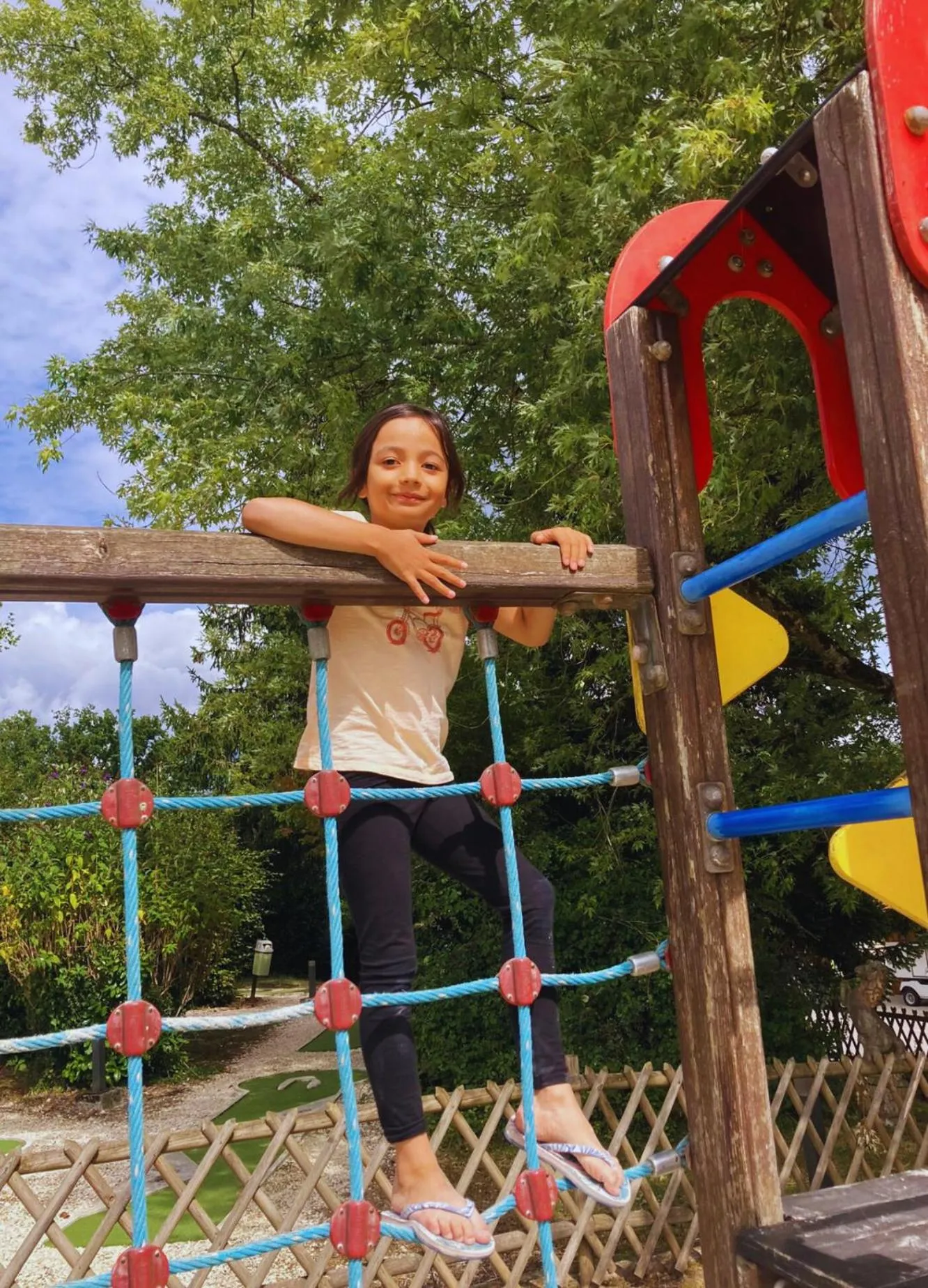 Children play ground in SAS Le Hameau des Grilles
