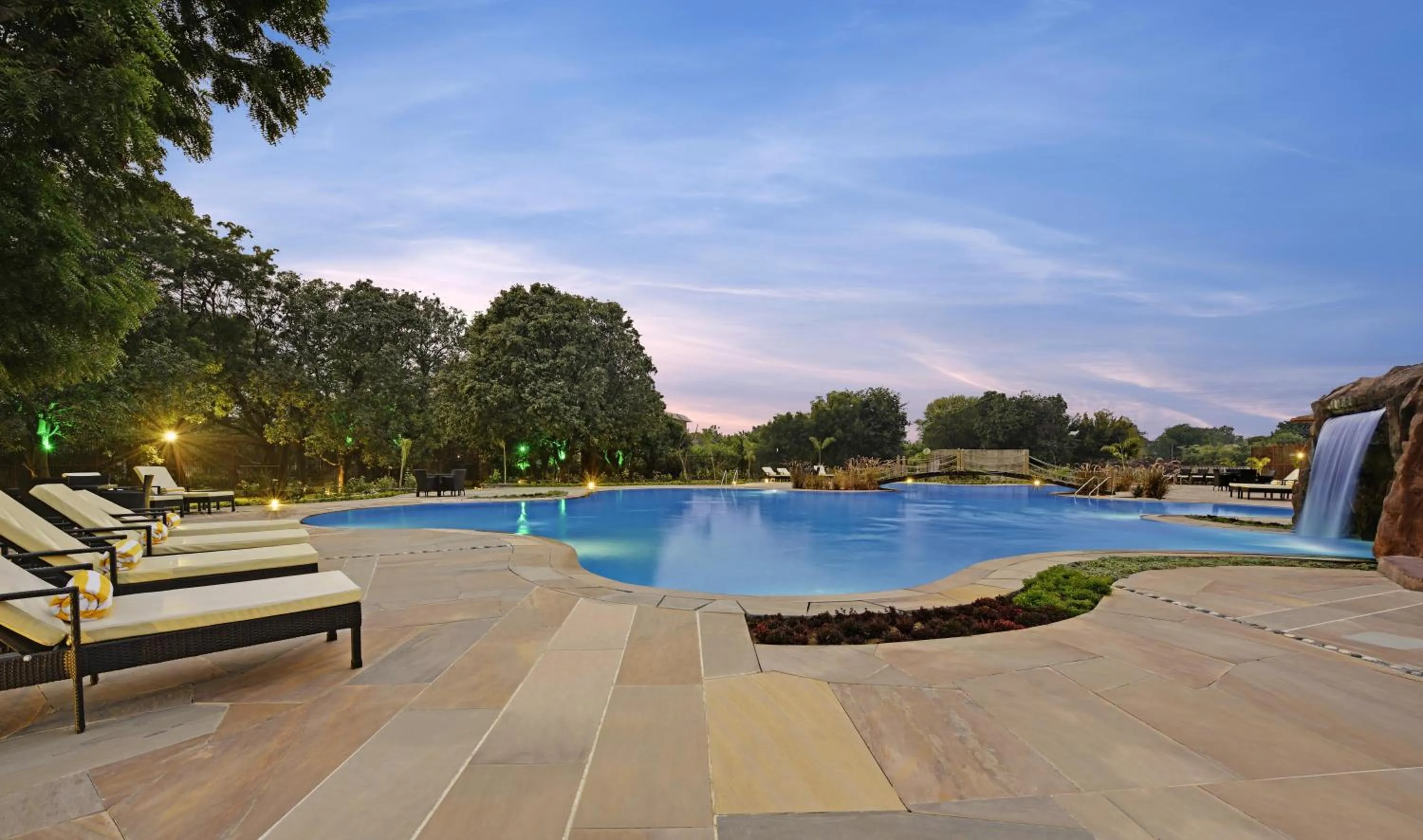 Swimming pool in The Baagh Ananta Elite Ranthambore