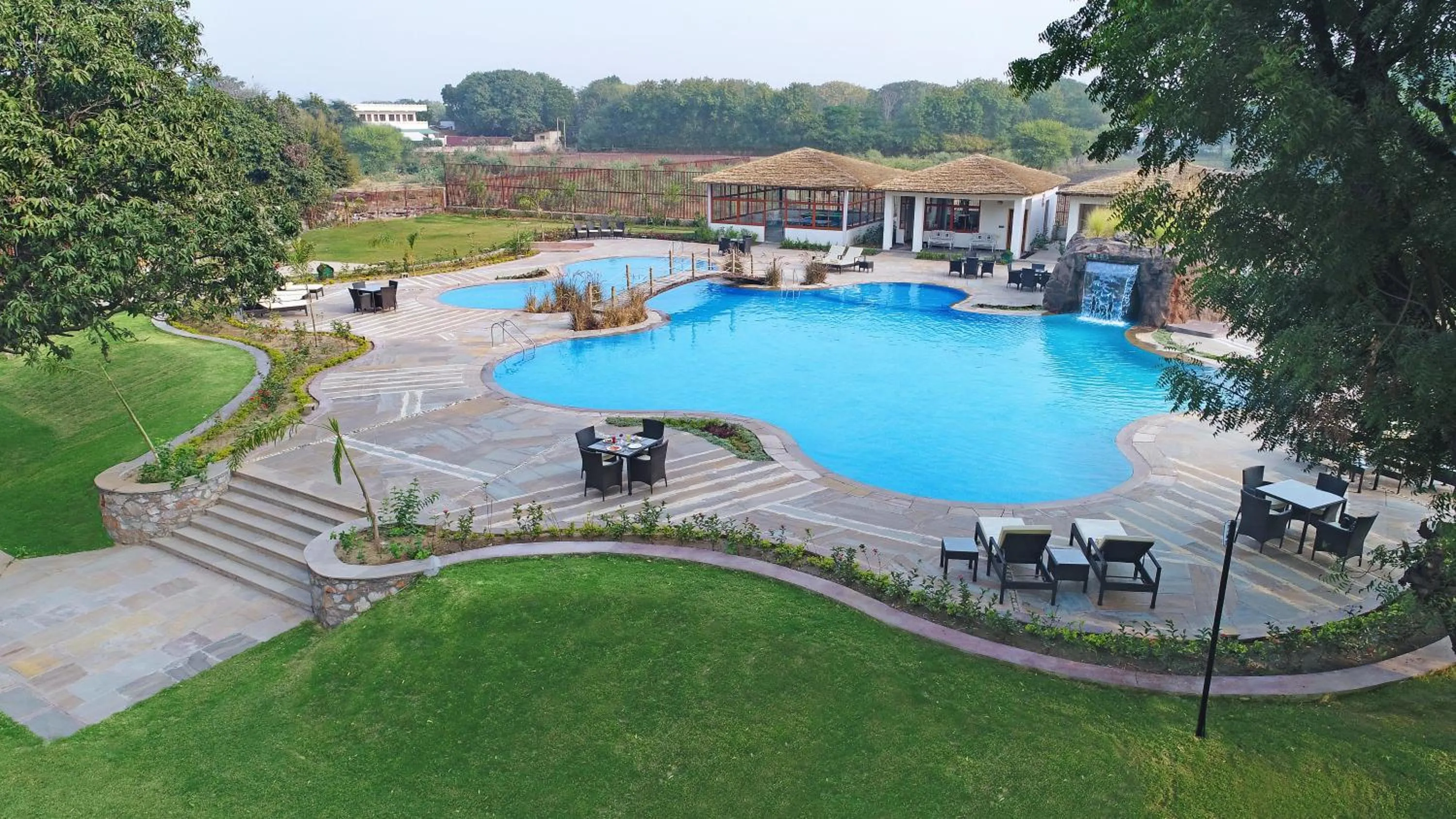 Swimming pool in The Baagh Ananta Elite Ranthambore