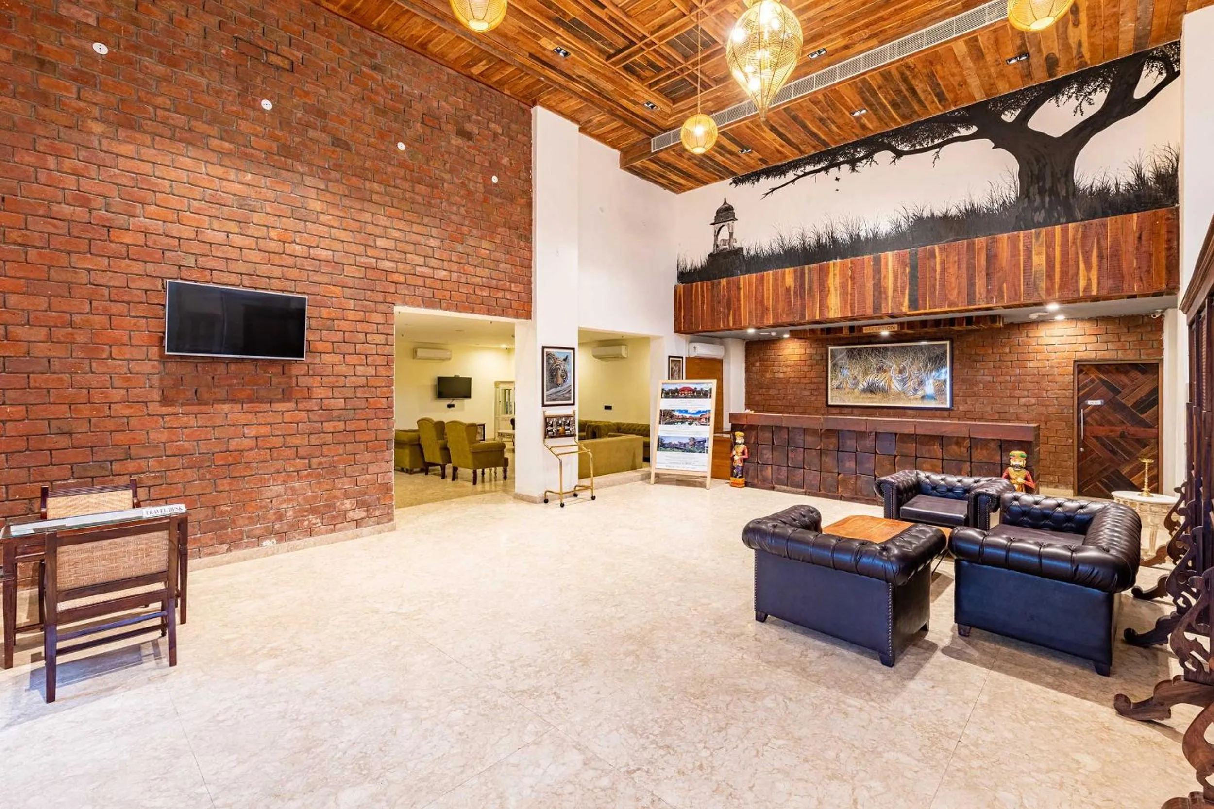 Lobby or reception in The Baagh Ananta Elite Ranthambore