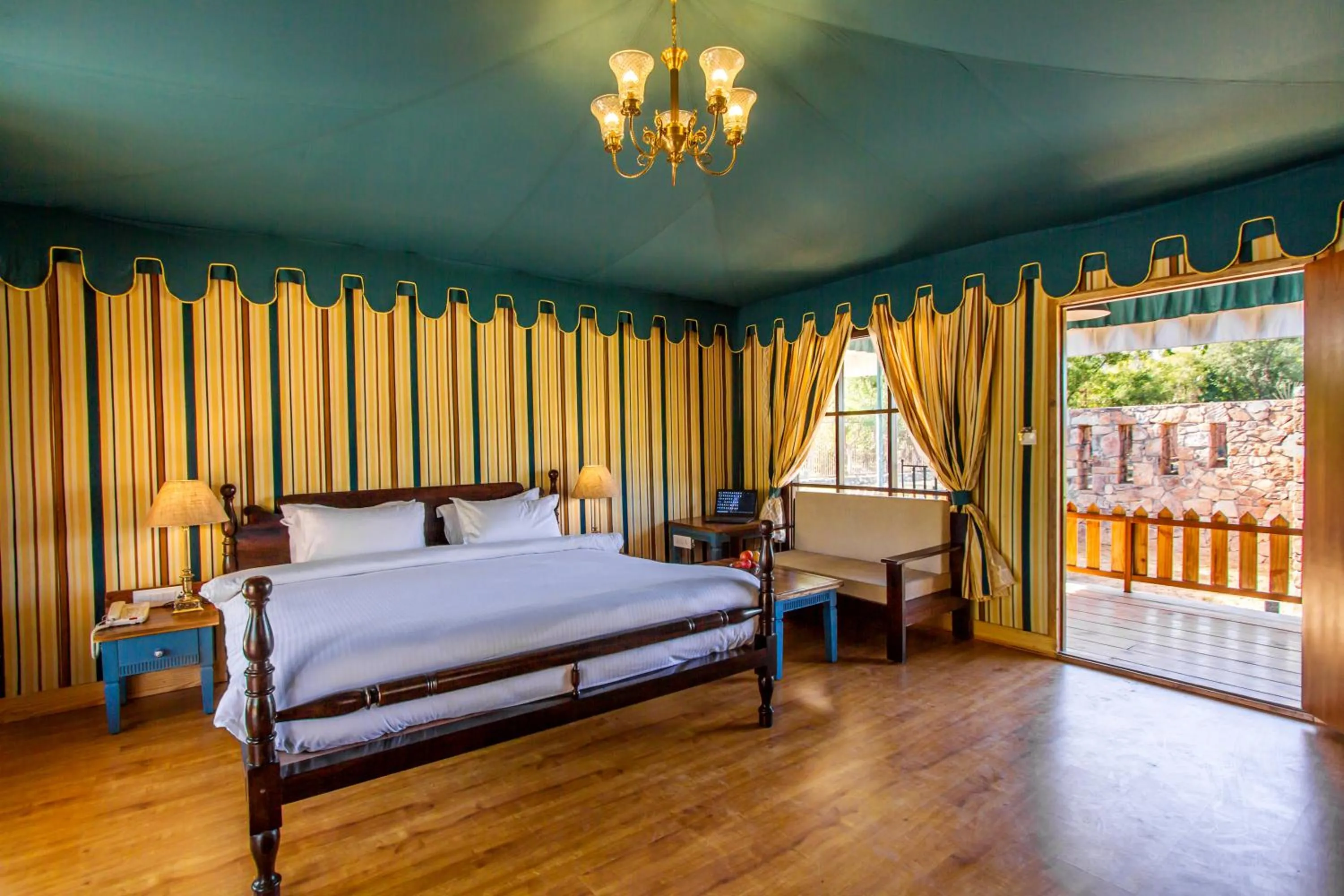 Bedroom in The Baagh Ananta Elite Ranthambore