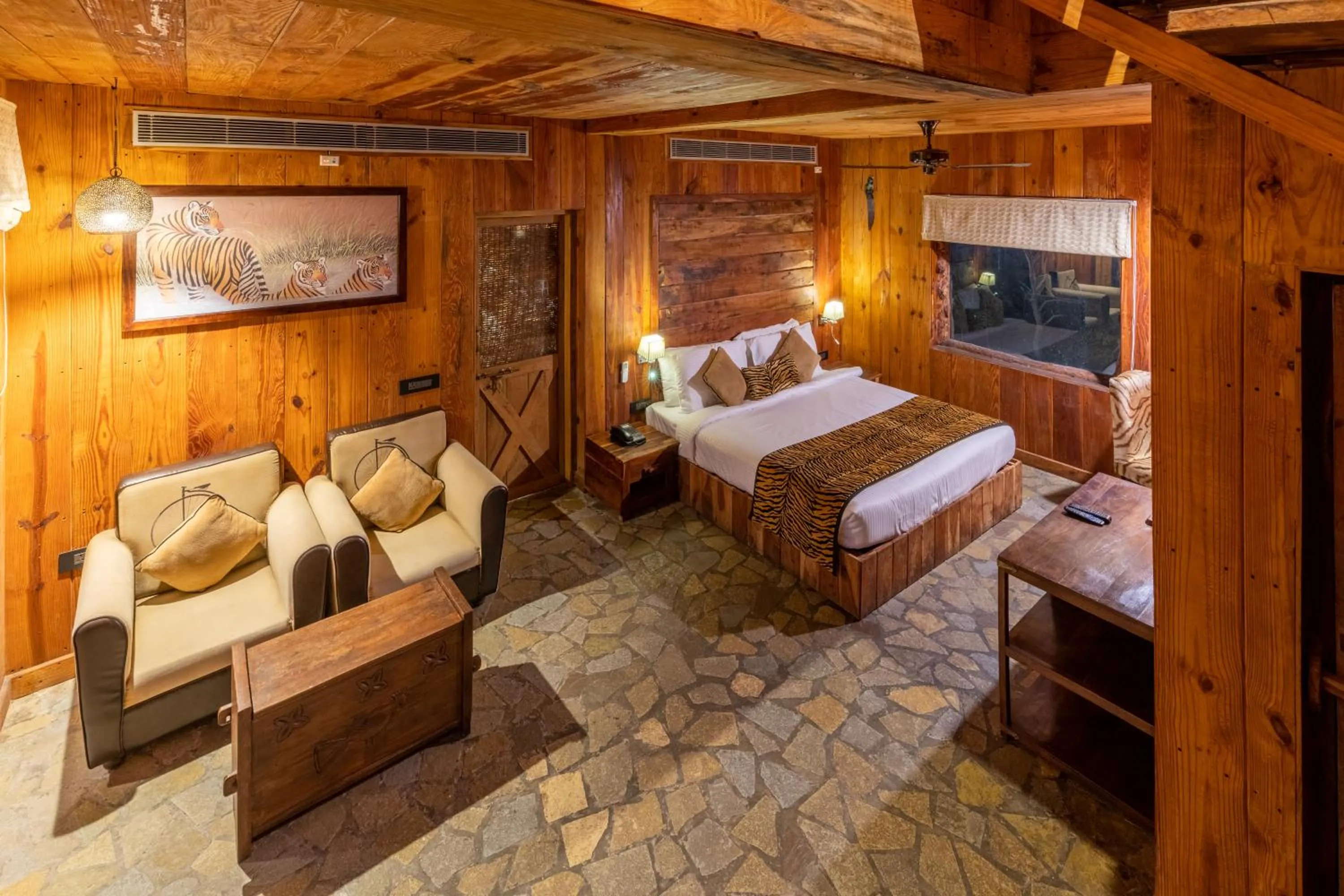 Bedroom in The Baagh Ananta Elite Ranthambore