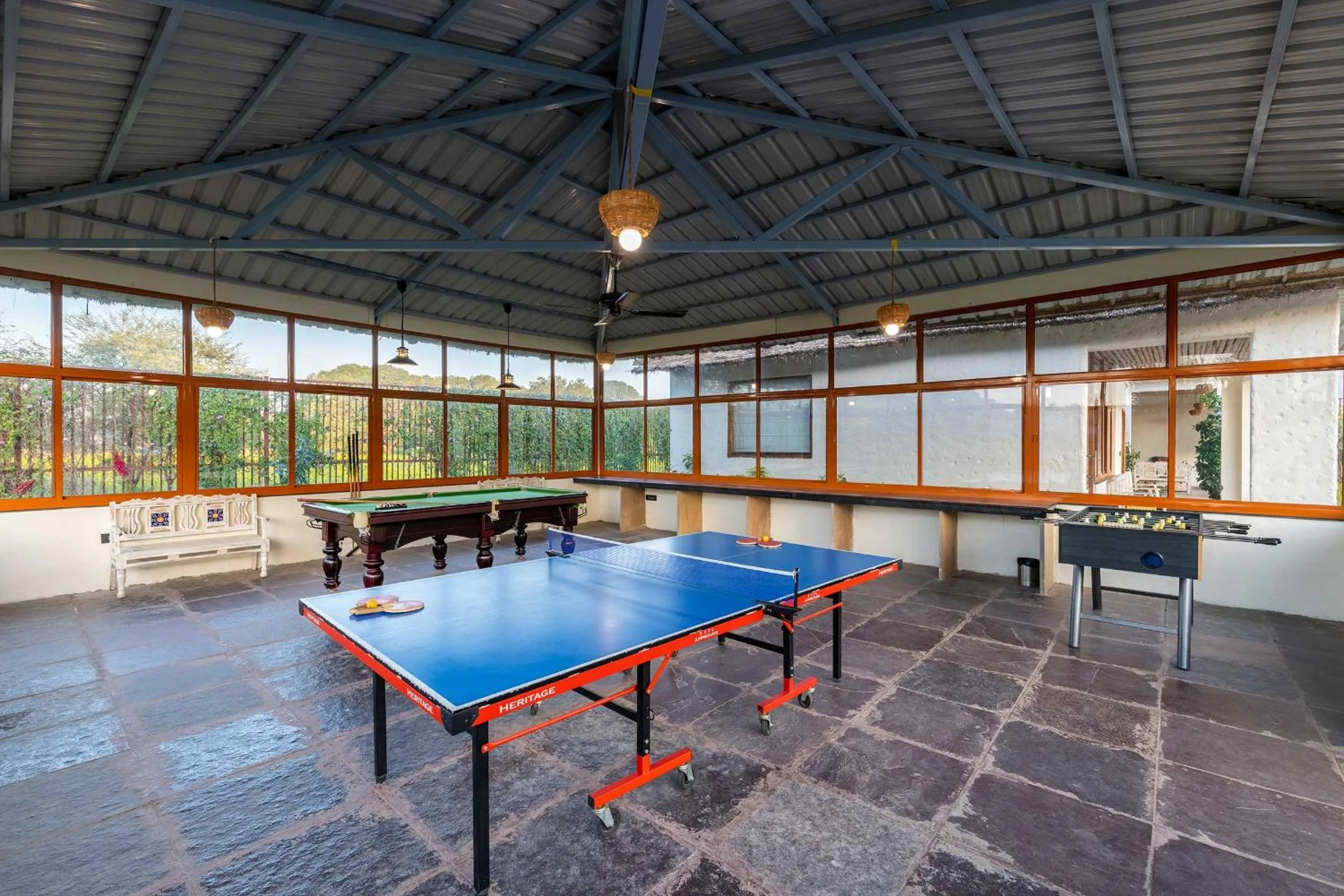 Table tennis in The Baagh Ananta Elite Ranthambore