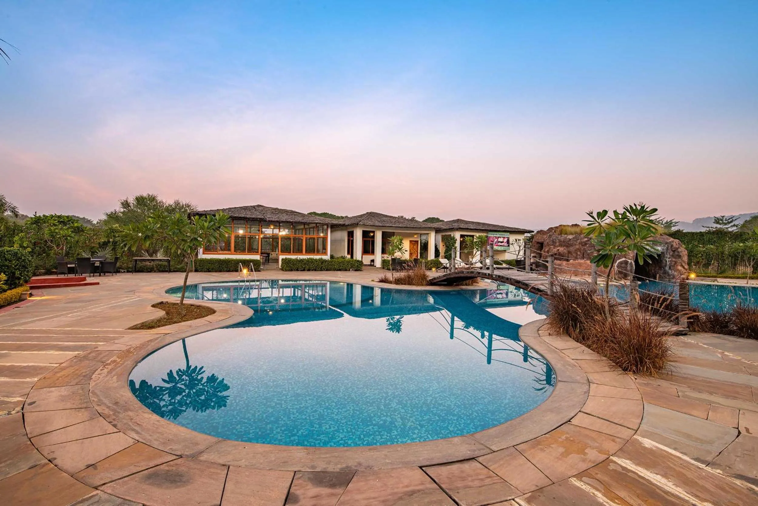 Swimming pool in The Baagh Ananta Elite Ranthambore