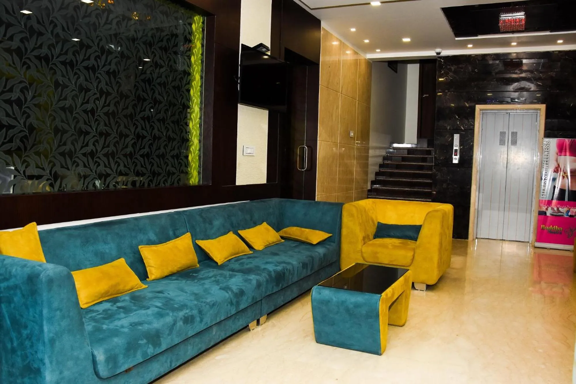 Living room in Hotel Shyam Palace