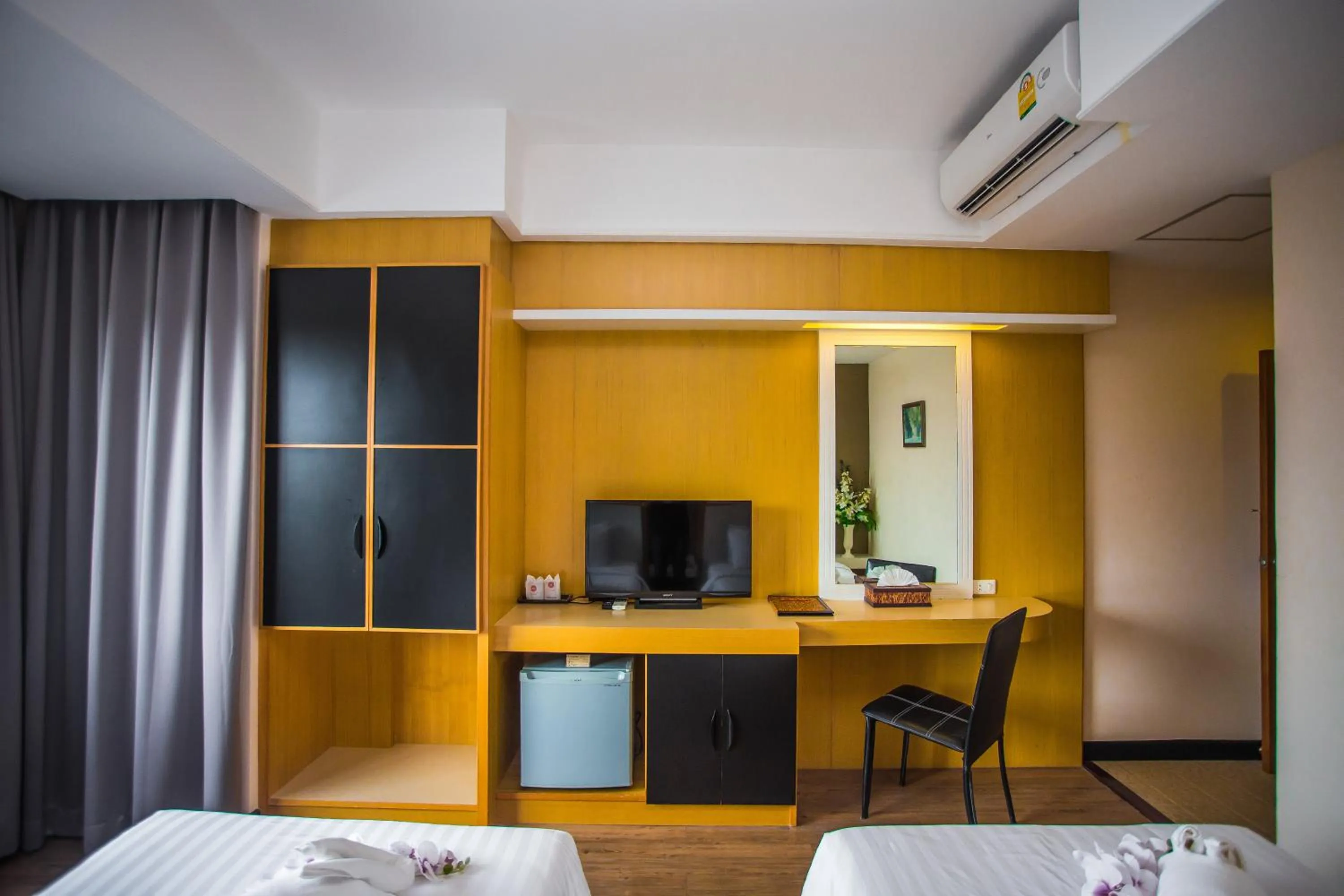 Bed in New Travel Lodge Hotel