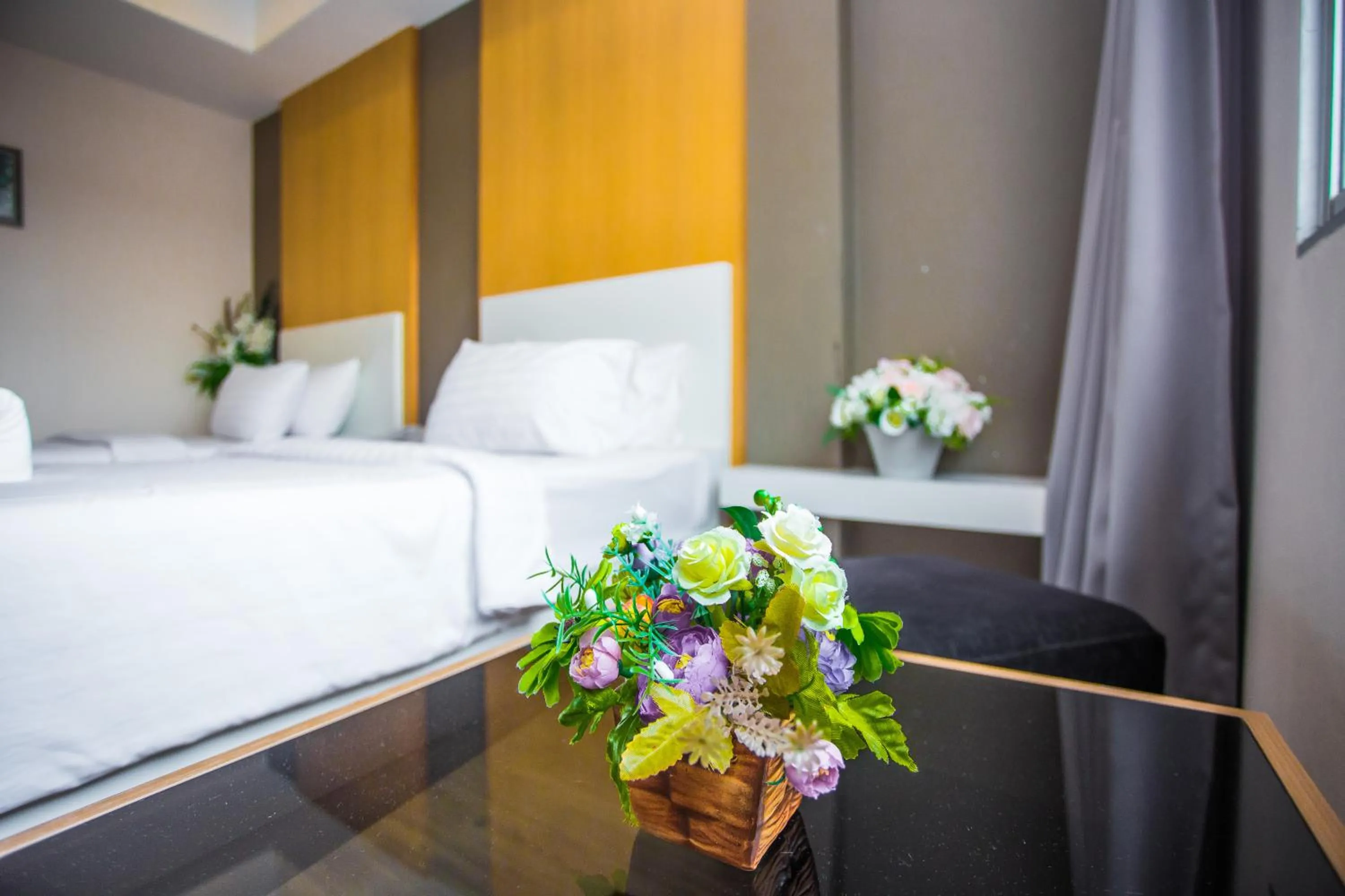 Bed in New Travel Lodge Hotel