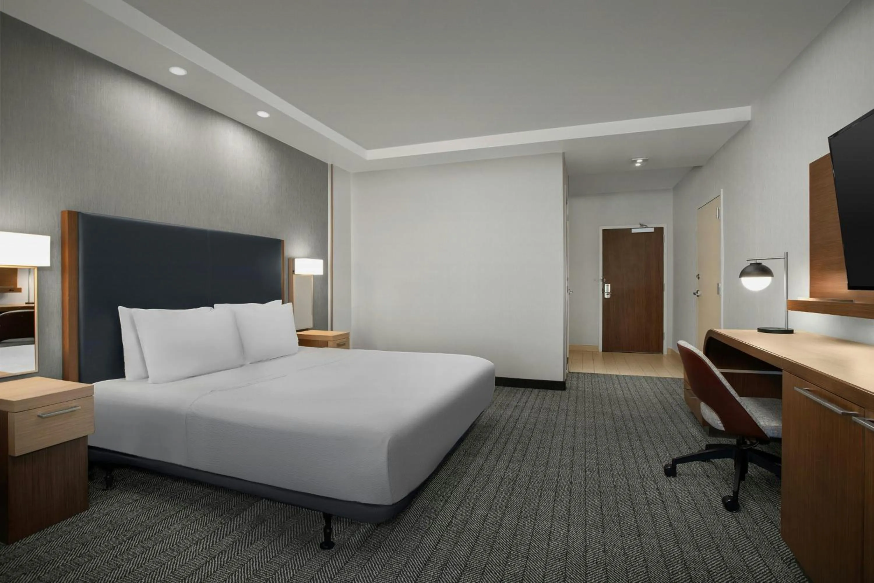 Photo of the whole room, Bed in Courtyard by Marriott Atlanta Kennesaw