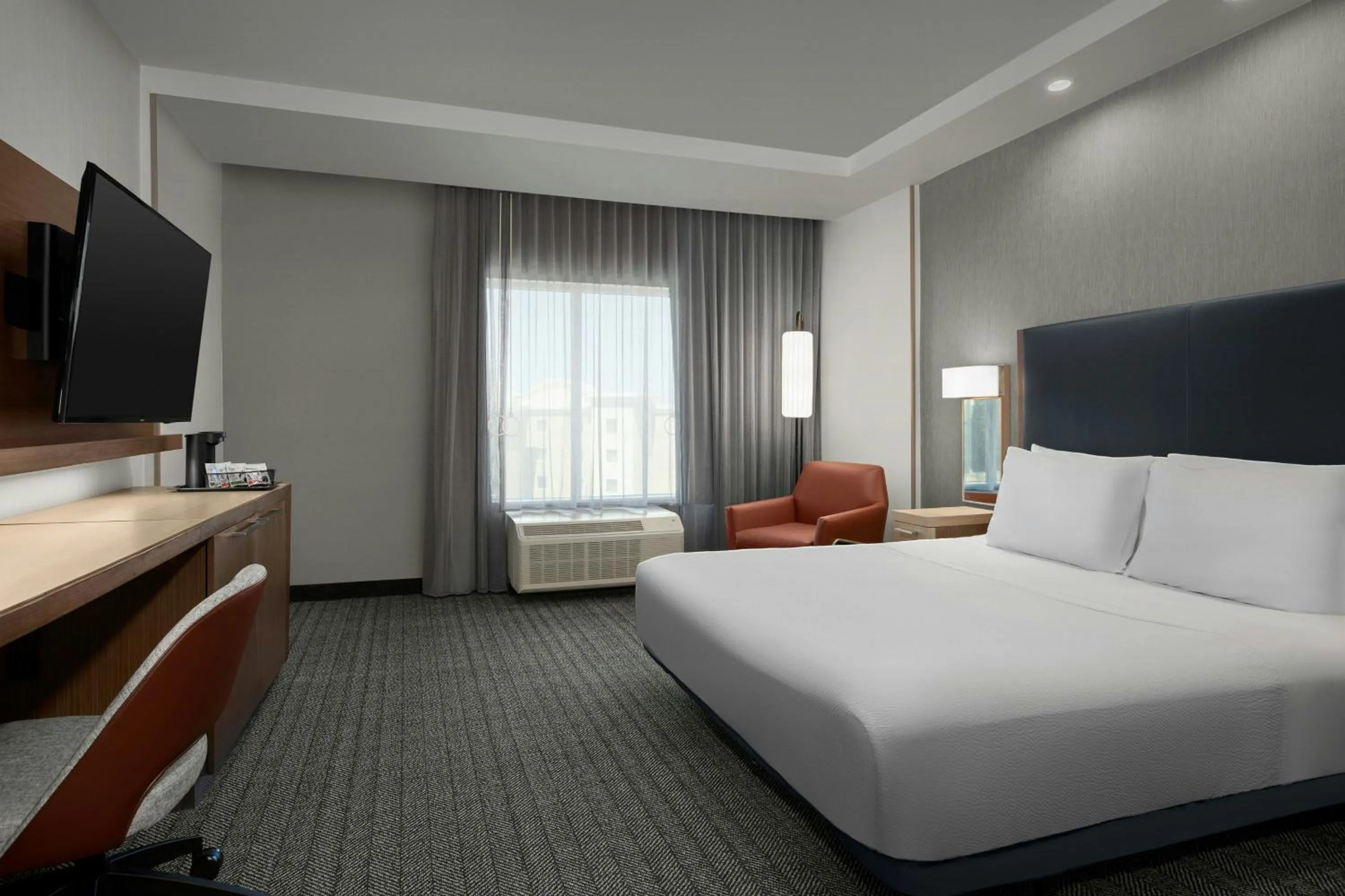 Photo of the whole room, Bed in Courtyard by Marriott Atlanta Kennesaw