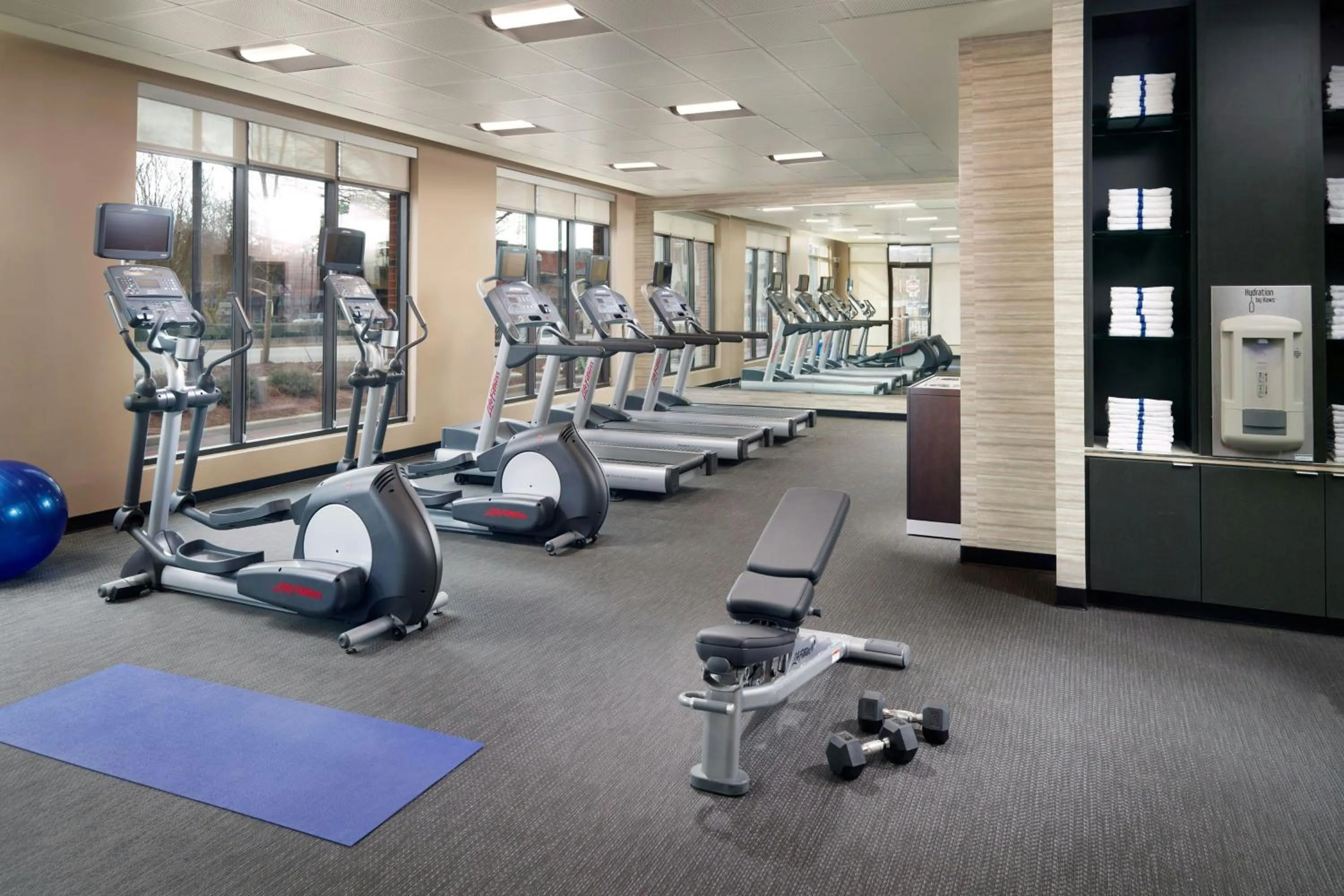 Fitness centre/facilities in Courtyard by Marriott LaGrange