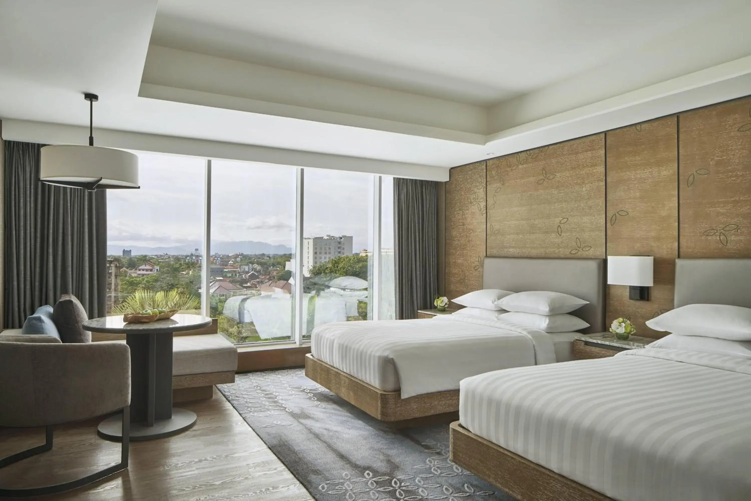 M Club lounge access, Guest room, 2 Double, City view in Yogyakarta Marriott Hotel M Club lounge access, Guest room, 2 Double, City view in Yogyakarta Marriott Hotel