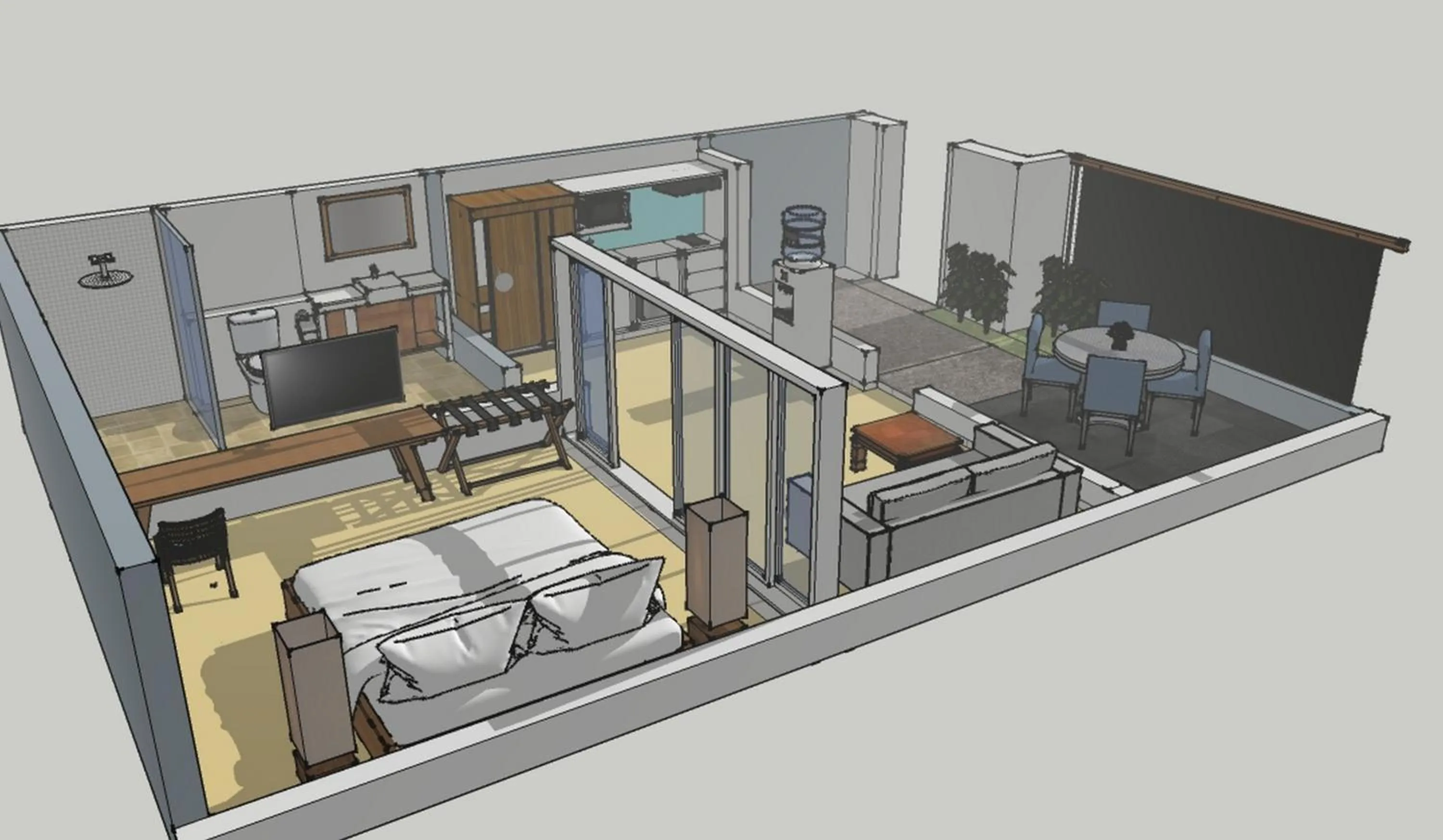 Photo of the whole room in Rama Residence Seminyak