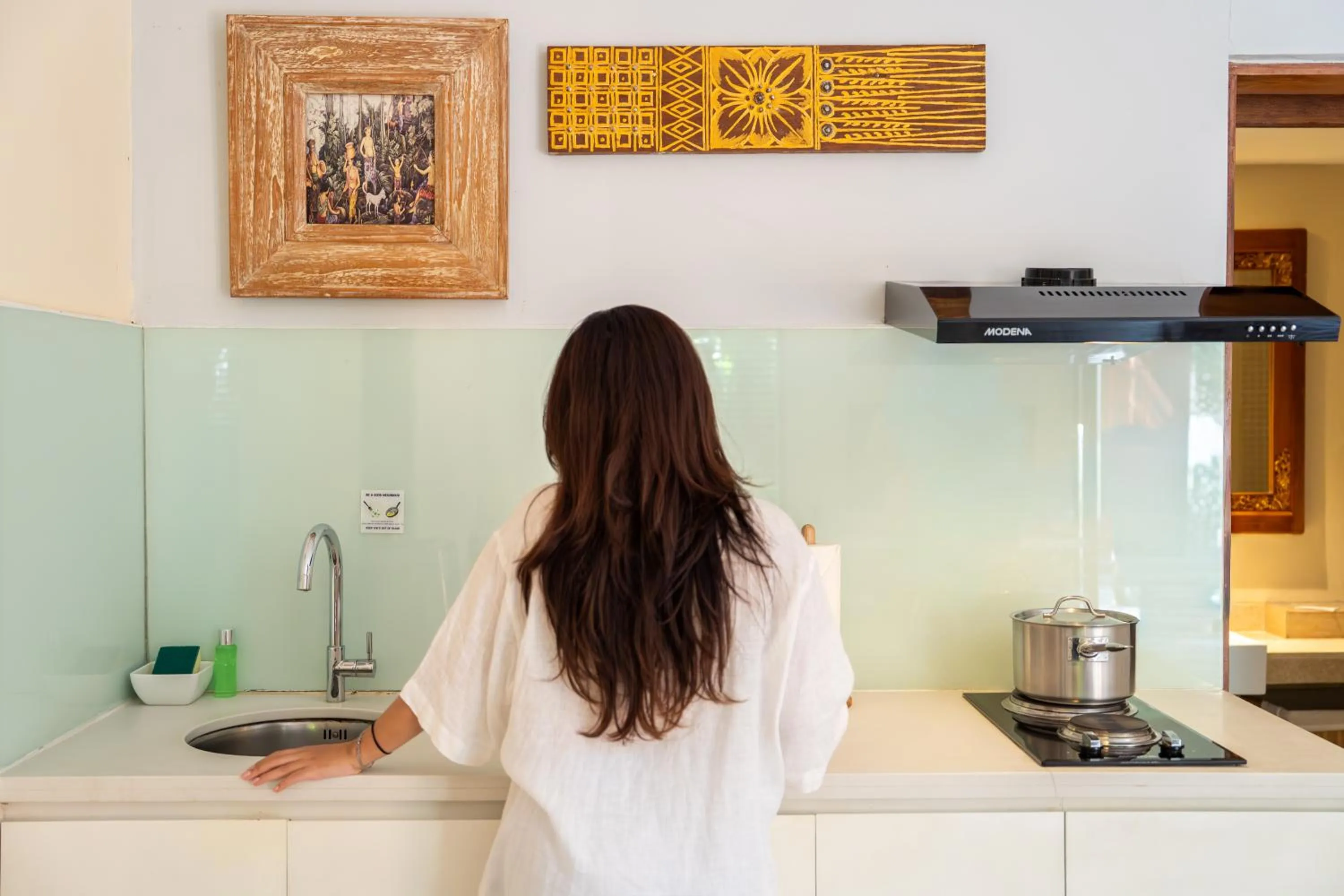 Kitchen or kitchenette in Rama Residence Seminyak