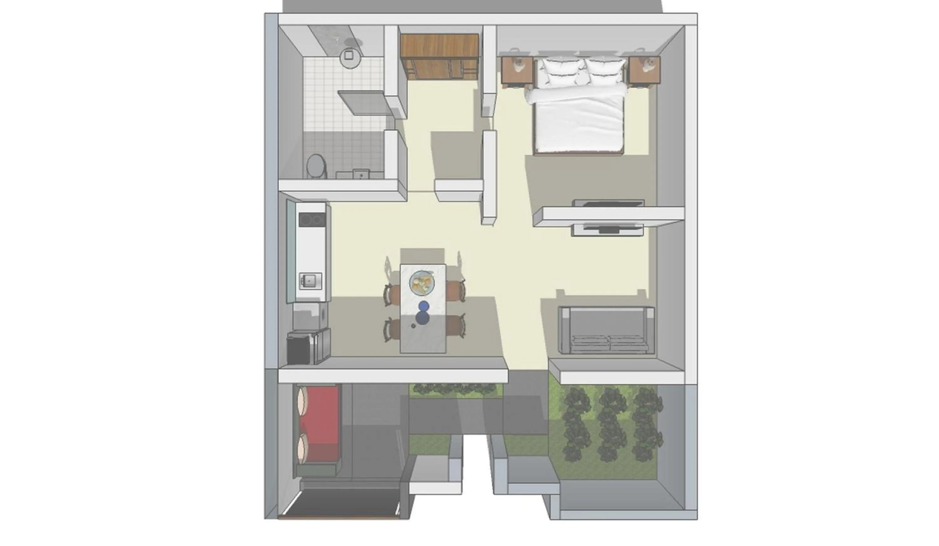 Photo of the whole room in Rama Residence Seminyak