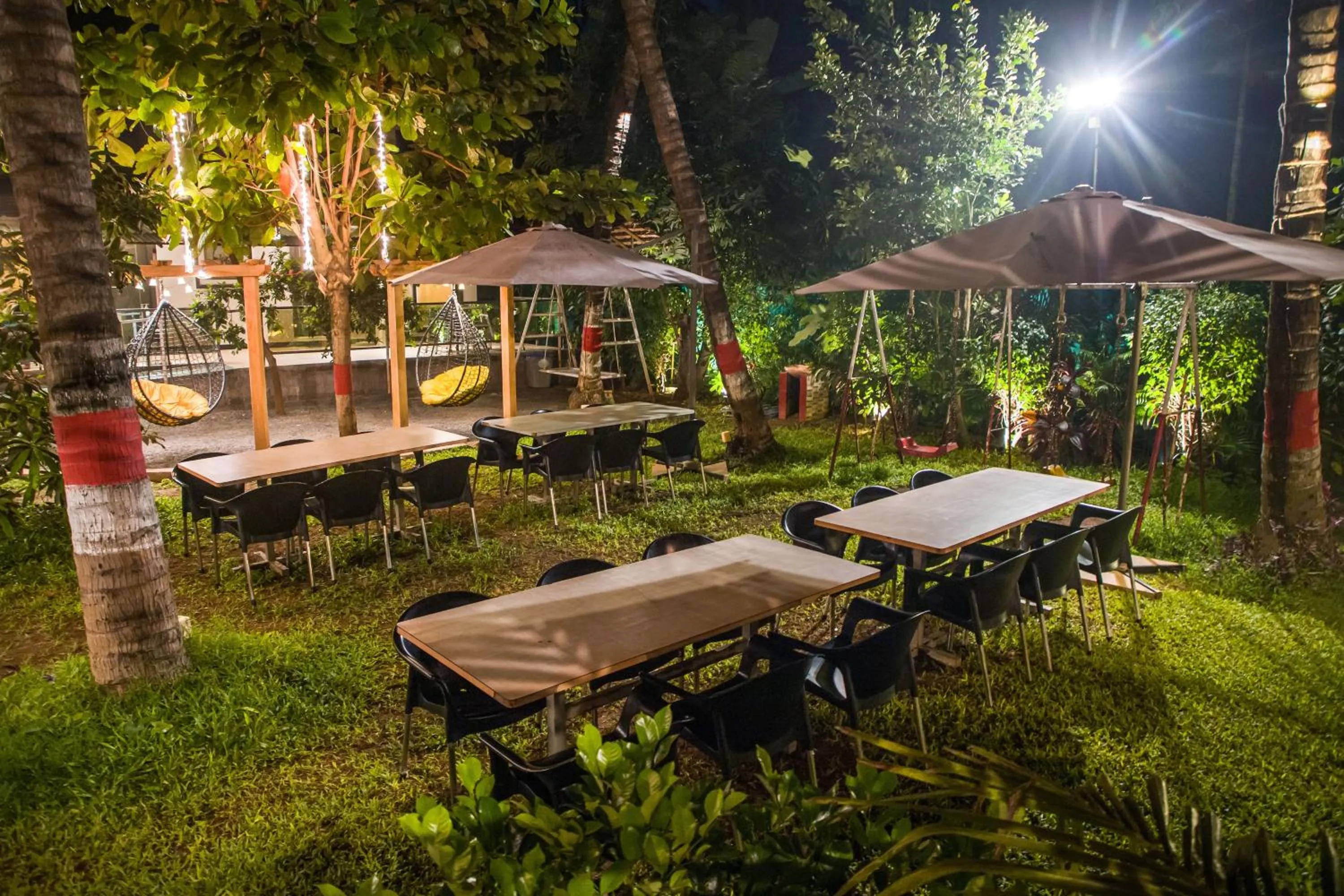 Dining area in Sanidhya Beach Resort & Spa