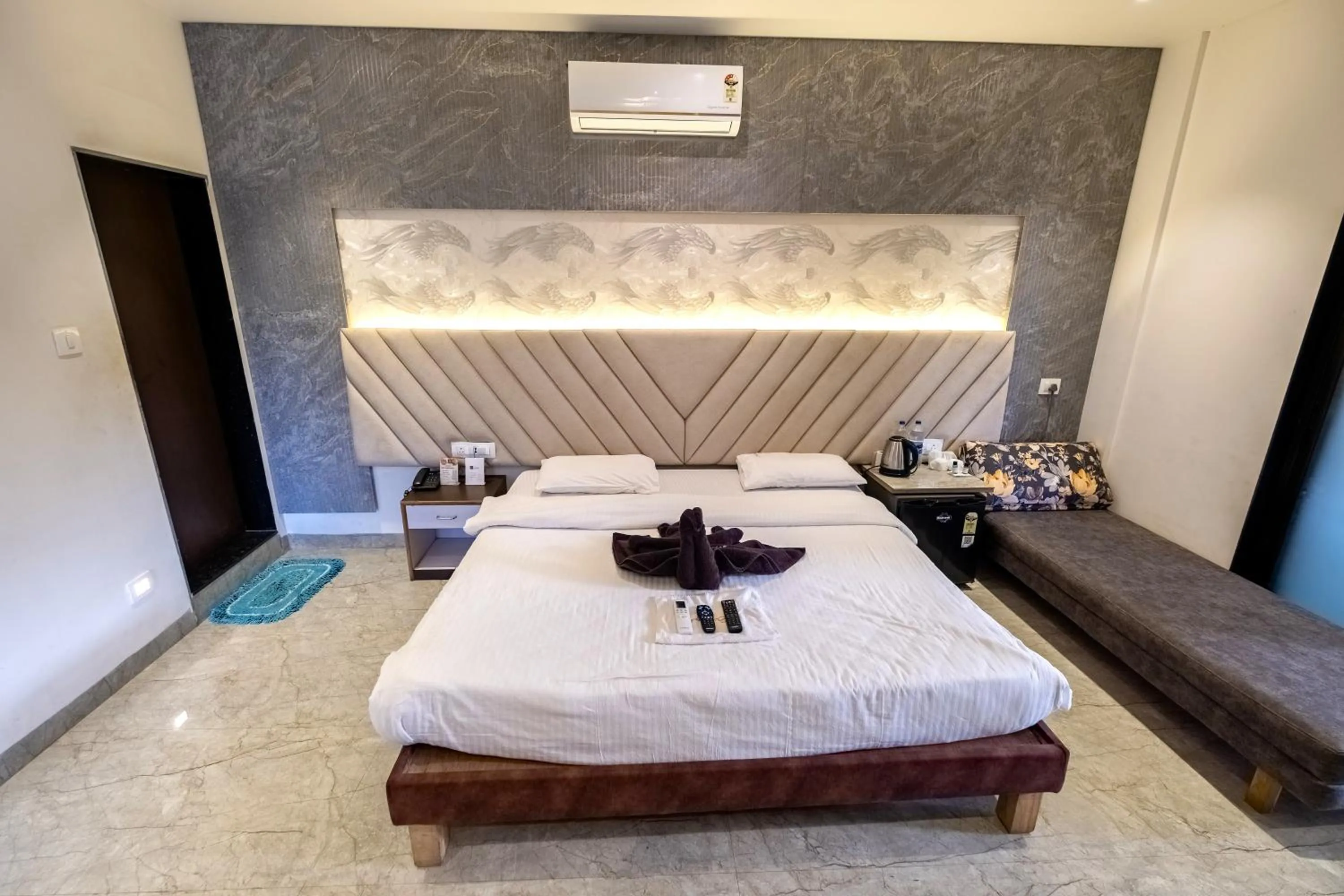 Bedroom, Bed in Sanidhya Beach Resort & Spa