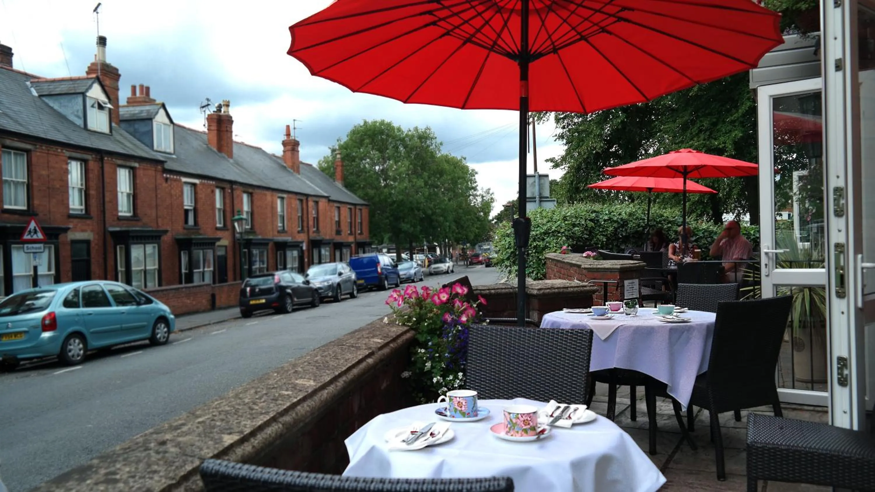Patio in Tower Hotel