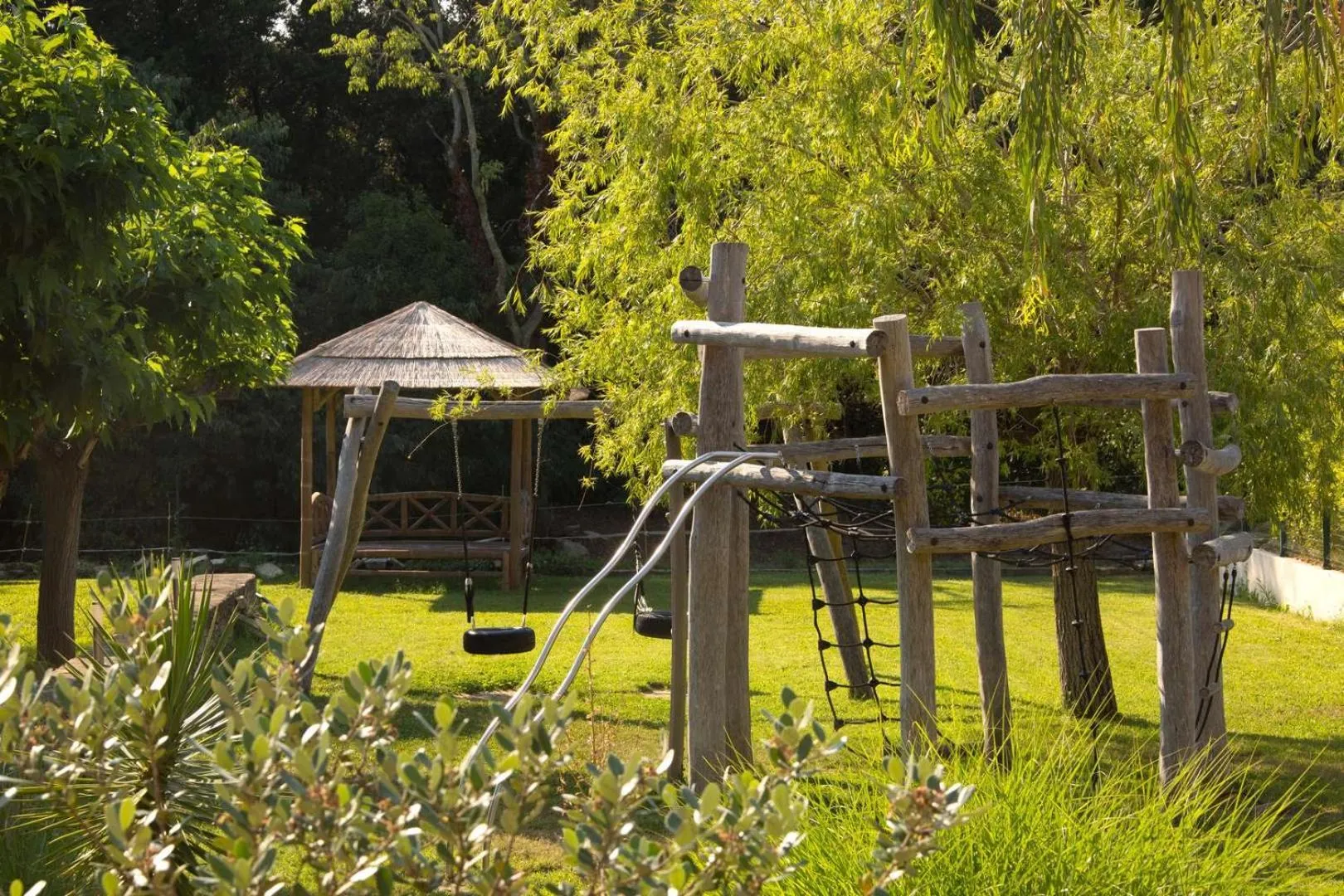 Children play ground in La Villa Vicha, The Originals Relais
