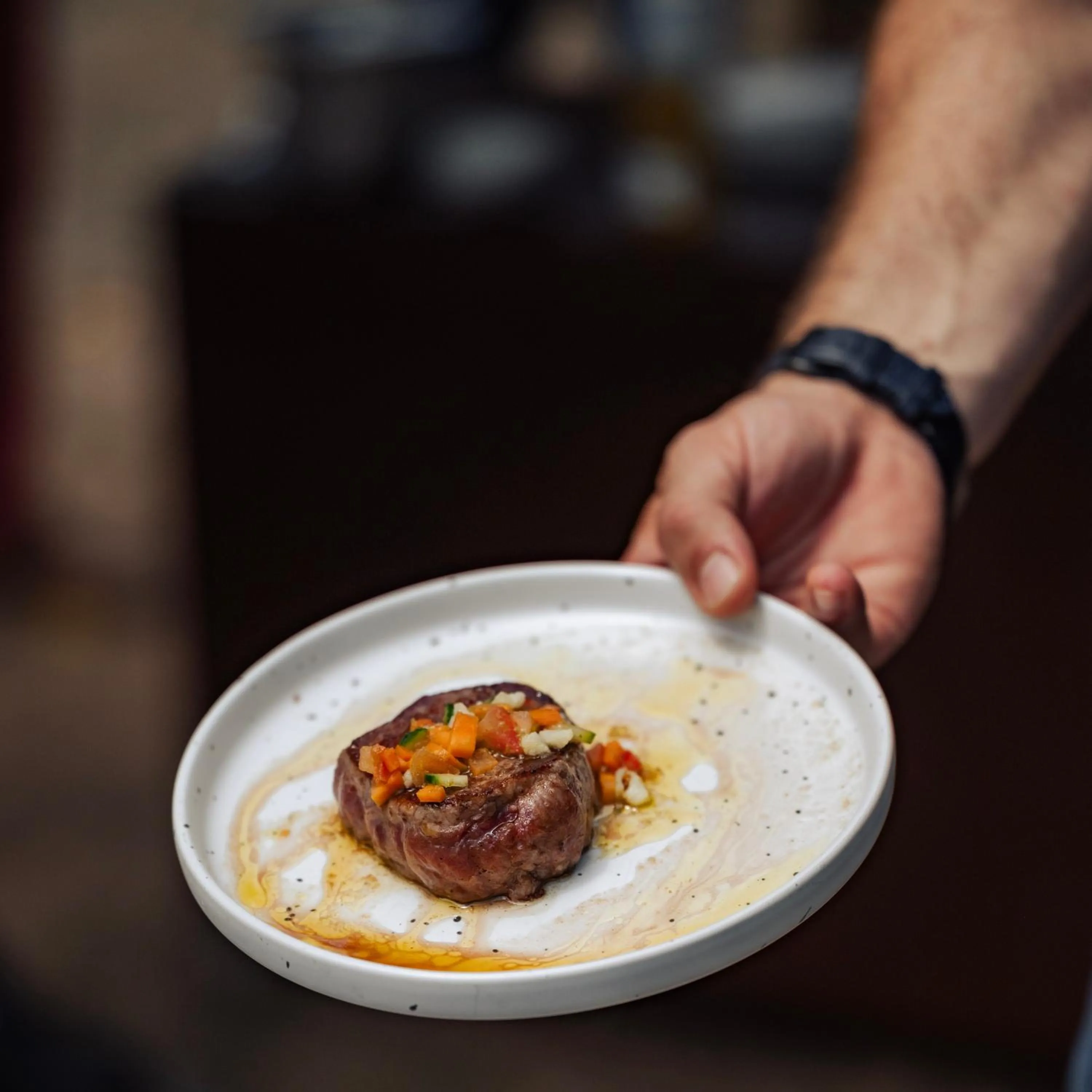 Food and drinks in La Villa Vicha, The Originals Relais