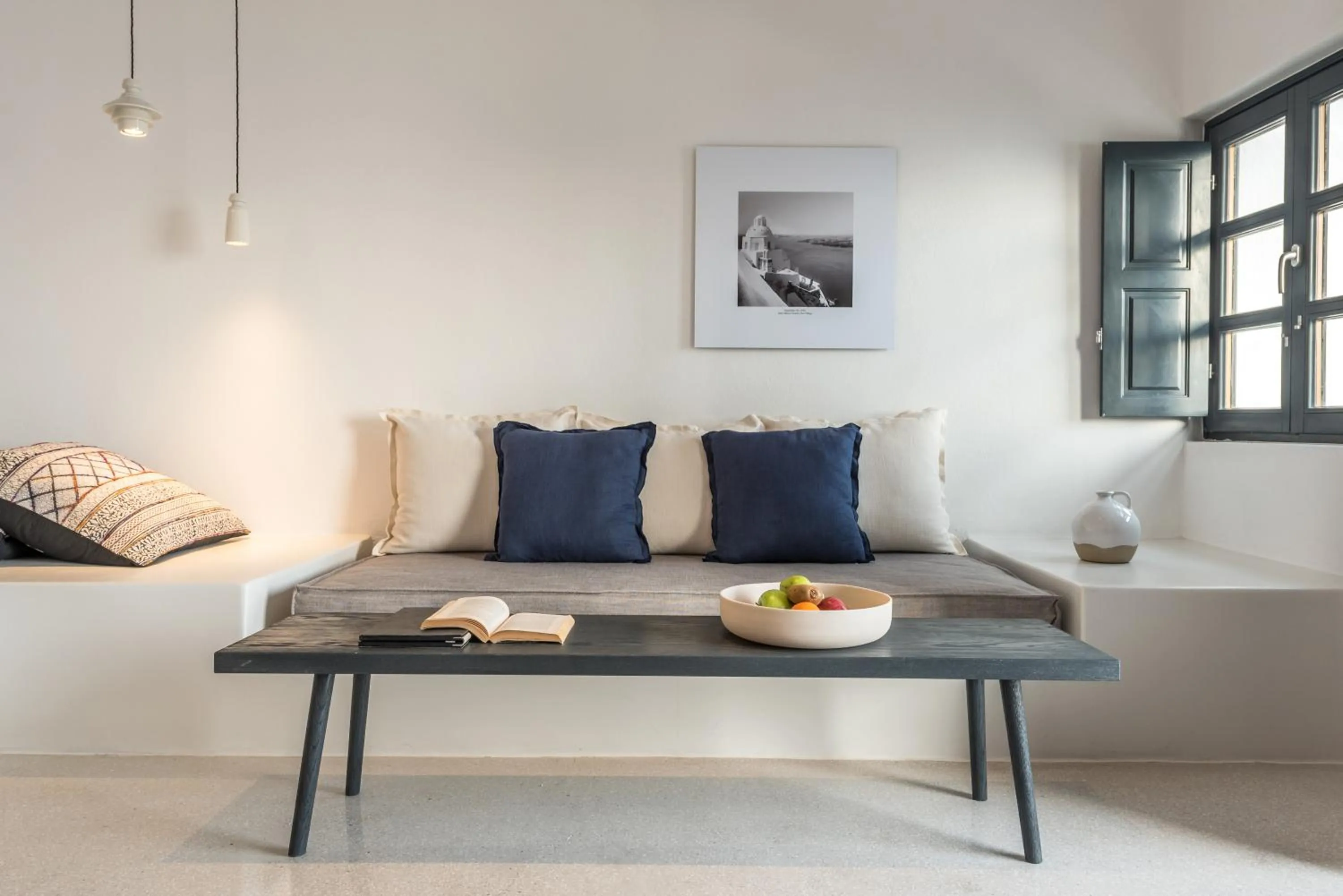 Living room in Honeymoon Petra Villas