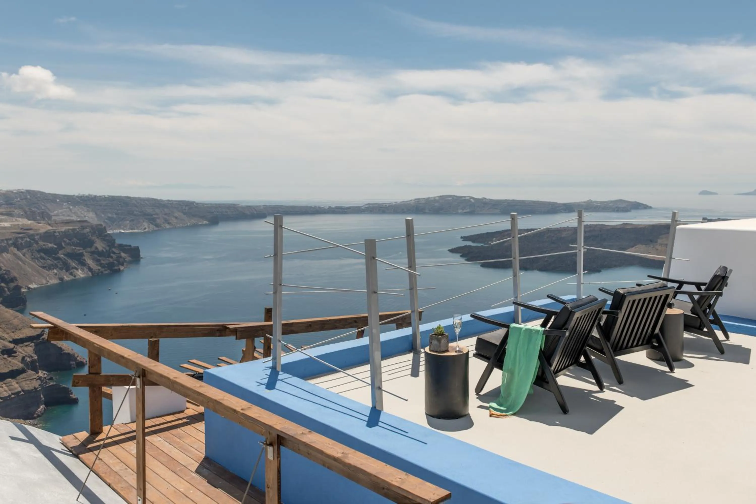 Balcony/Terrace in Honeymoon Petra Villas