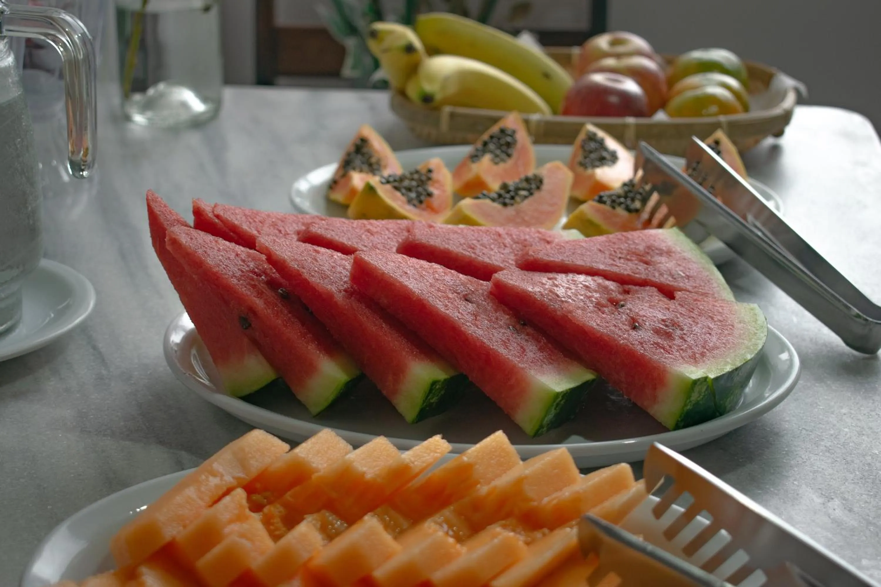 Buffet breakfast in Hotel Pousada Estacao Do Sol Natal