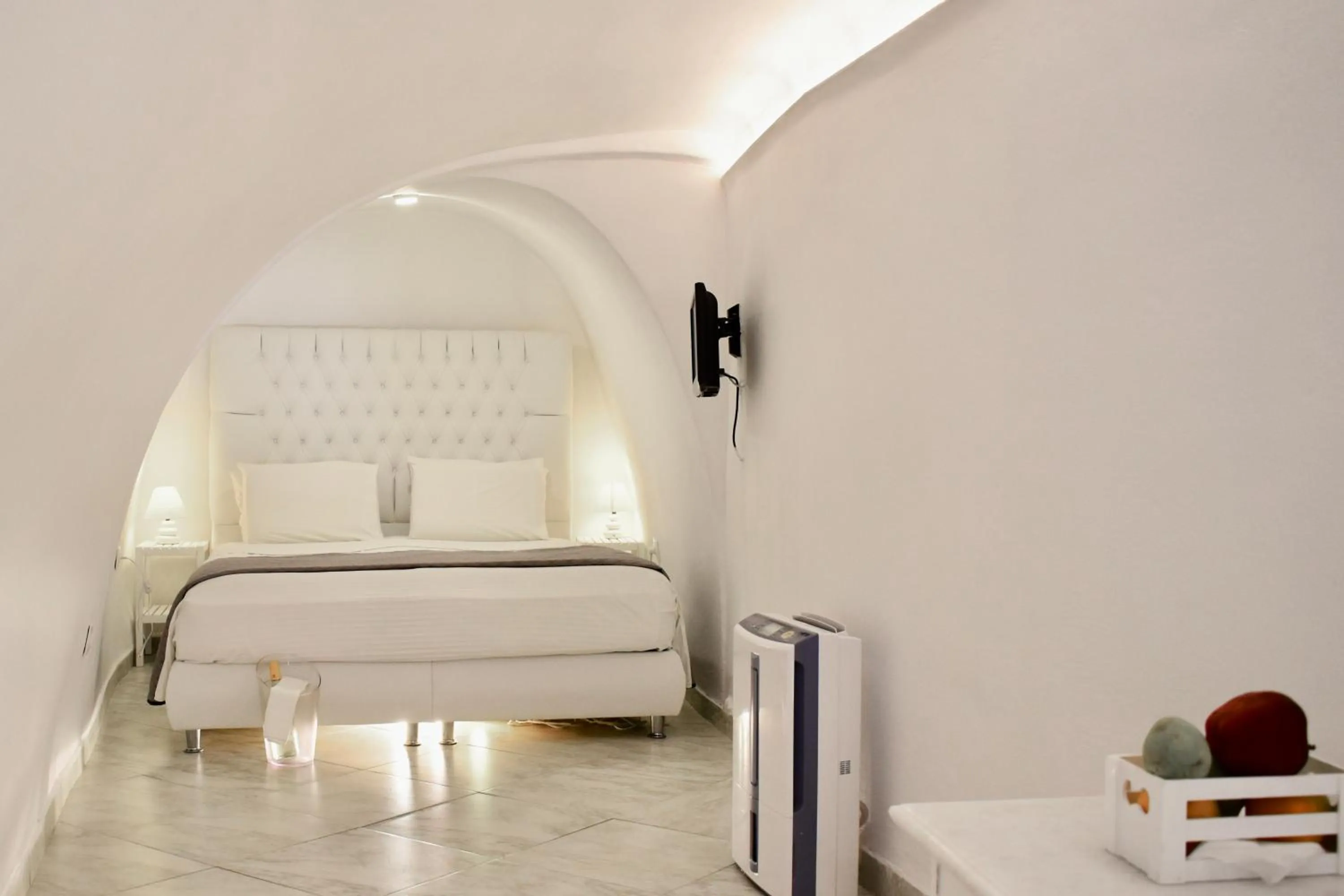 Bedroom, Bed in Aeolos Art & Eco Suites Adults Only