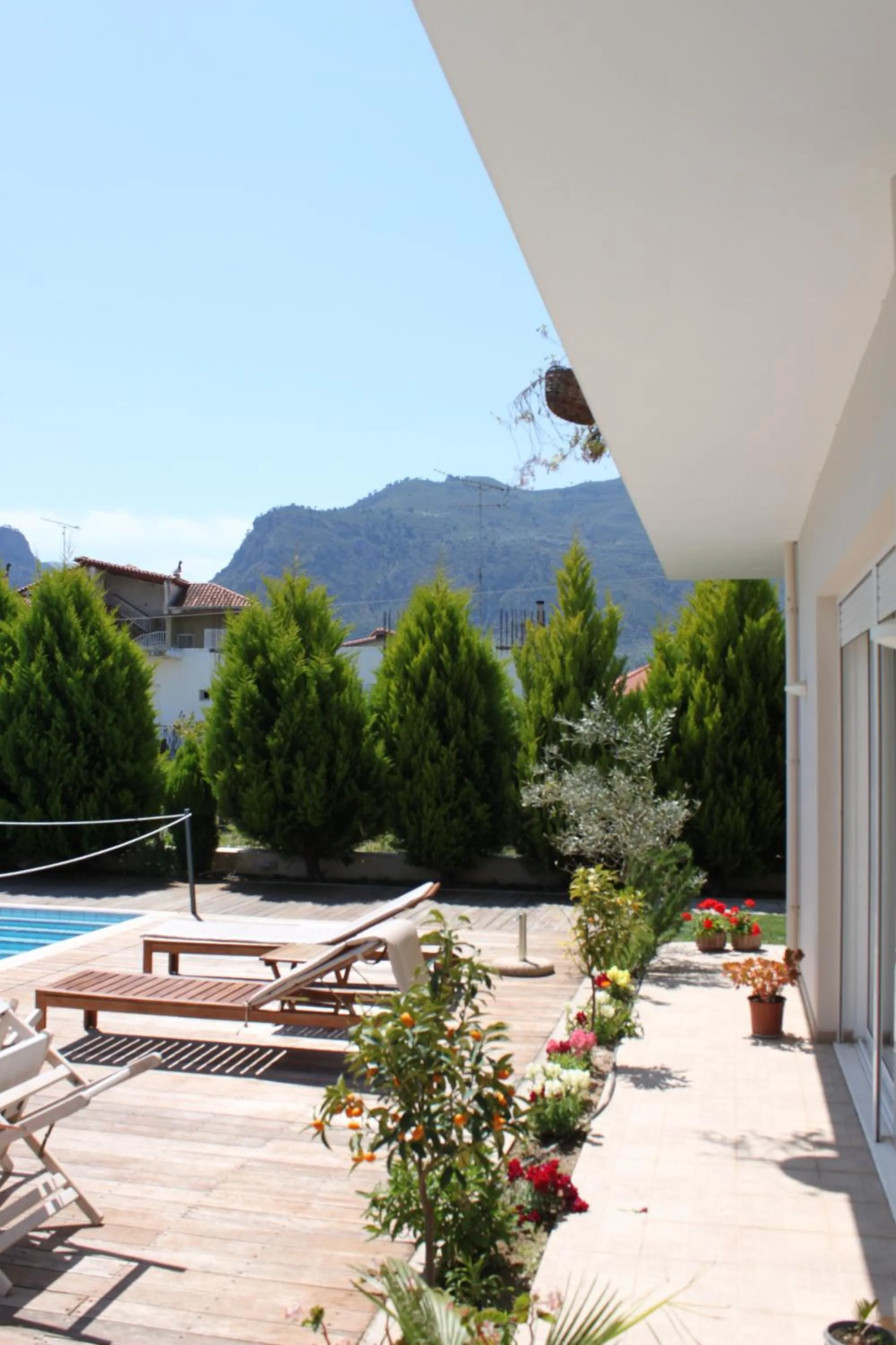 Balcony/Terrace in Alkistis Hotel