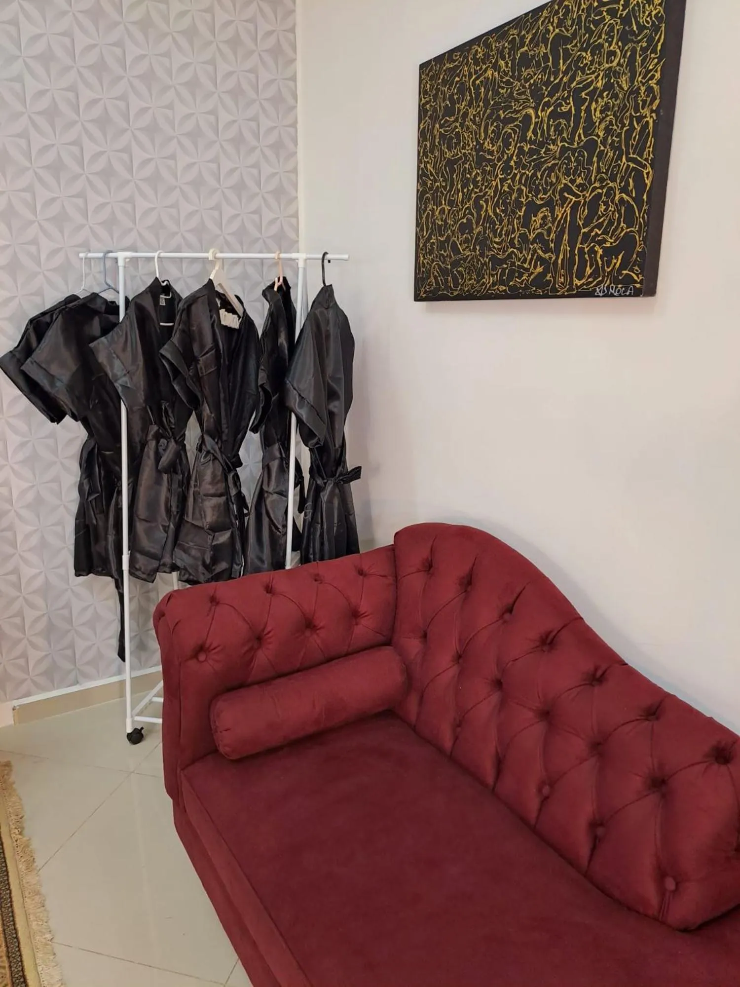 Seating area in Pousada TOP Mairiporã