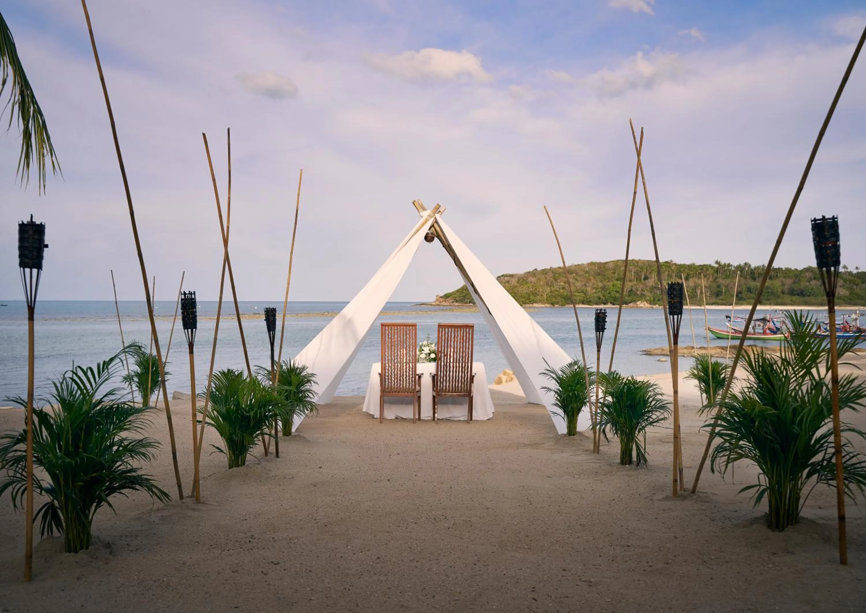 Natural landscape in Anantara Lawana Koh Samui Resort