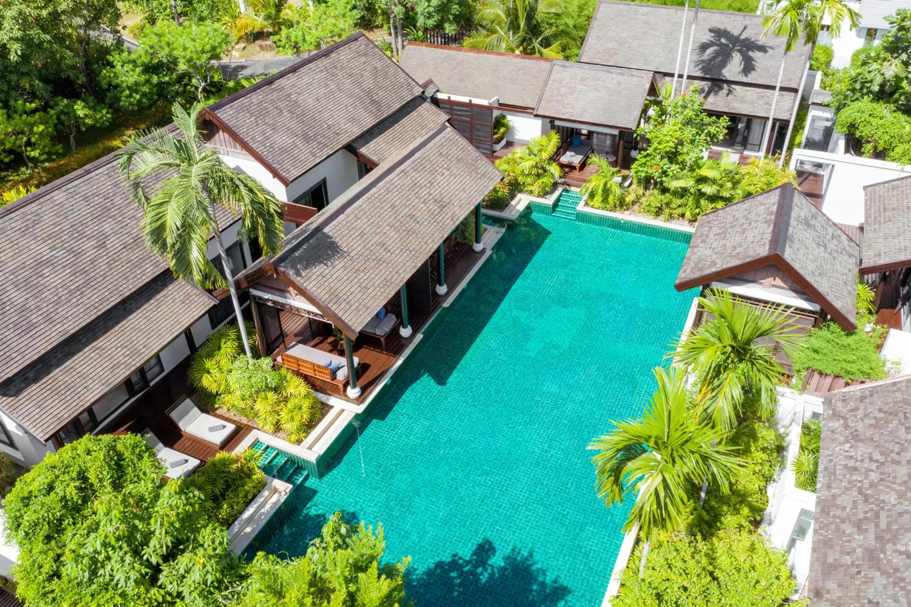 Bird's eye view in Anantara Lawana Koh Samui Resort