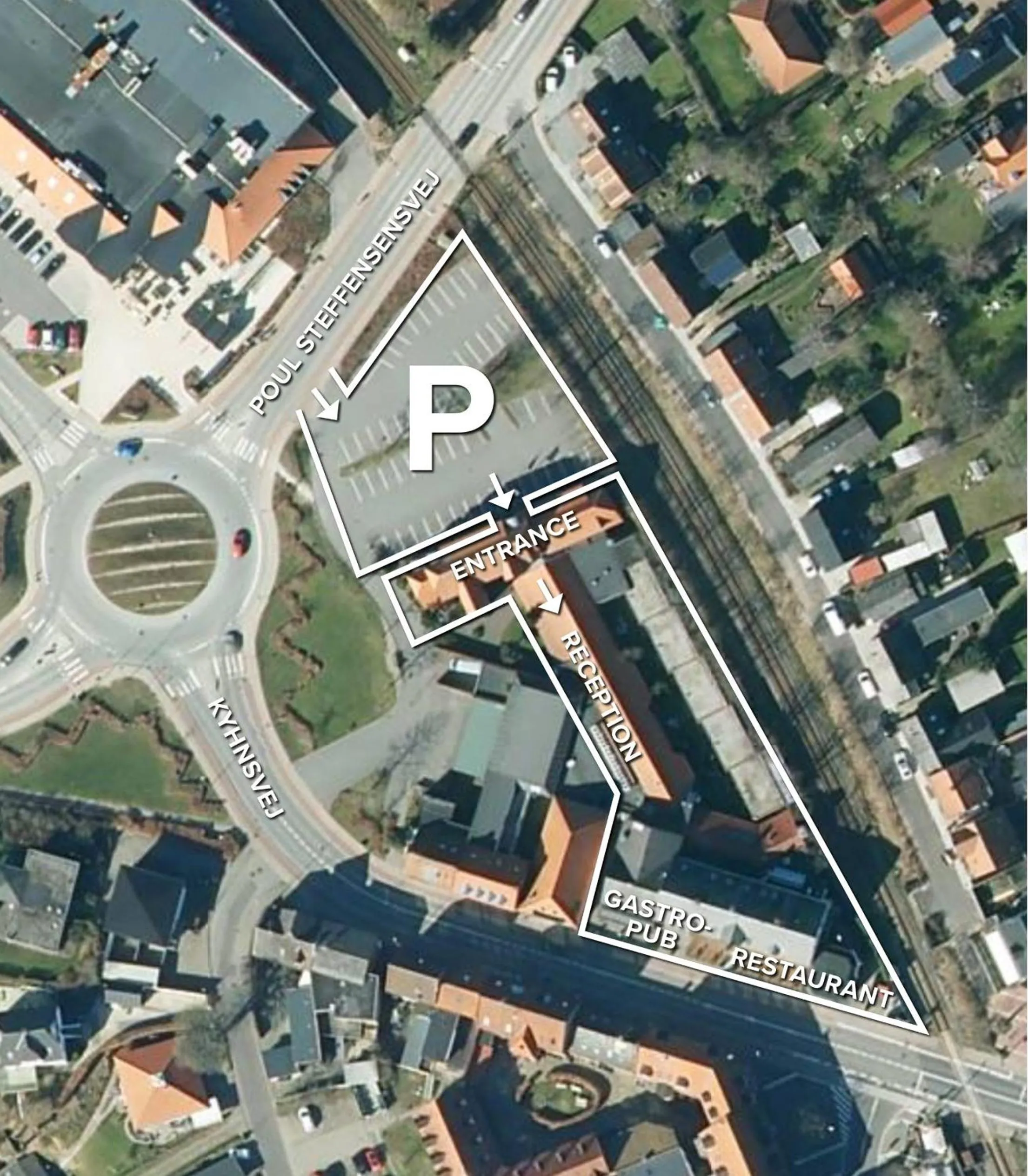 Bird's eye view, Bird's-eye View in Hotel Ry