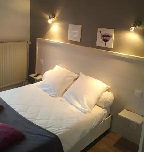 Double Room in Logis Hôtel Le pont d'Arcole Double Room in Logis Hôtel Le pont d'Arcole