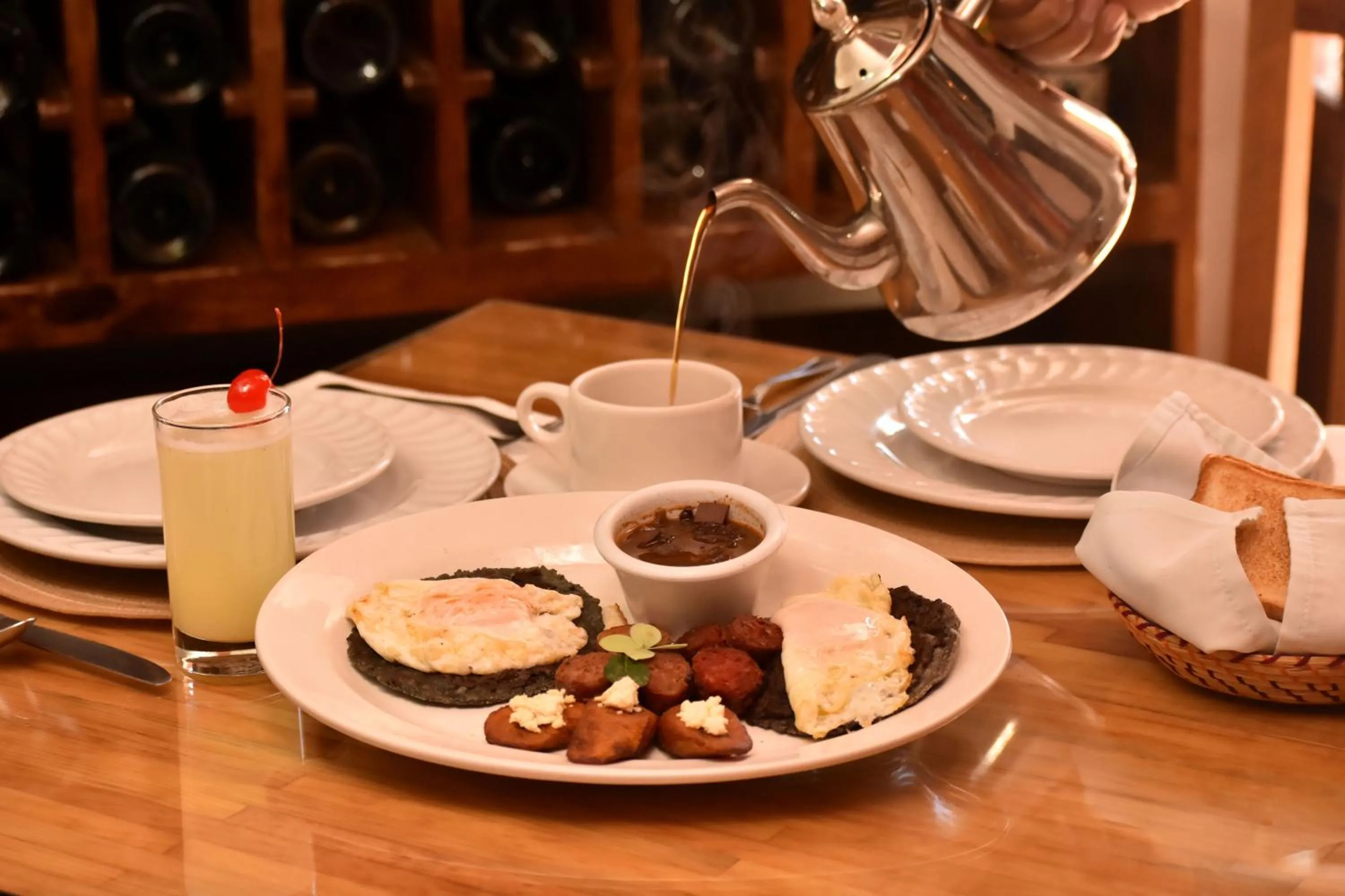 Breakfast in Hotel Mansion Del Valle