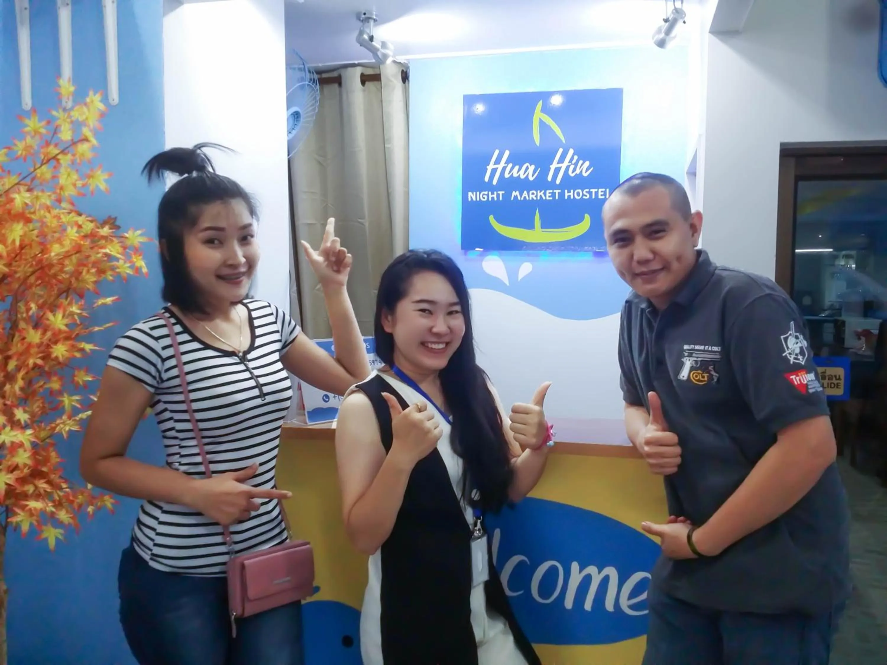 Staff in HuaHin Night Market Hostel