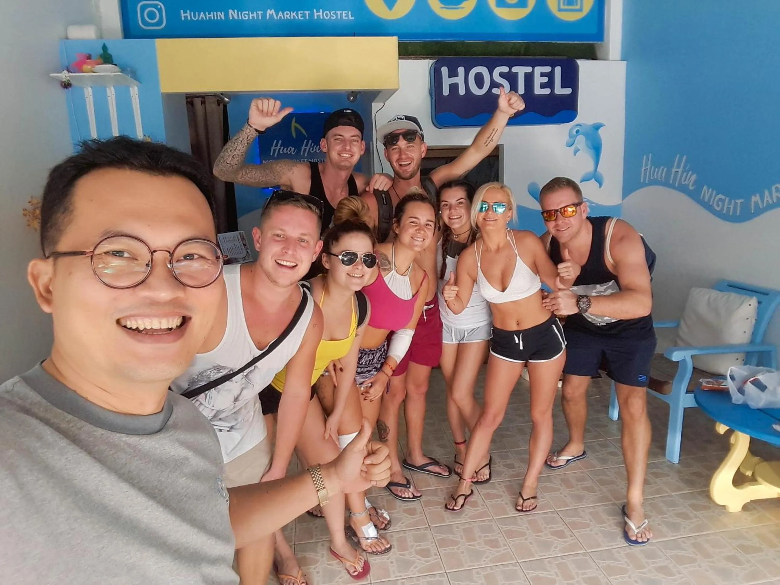 Staff in HuaHin Night Market Hostel