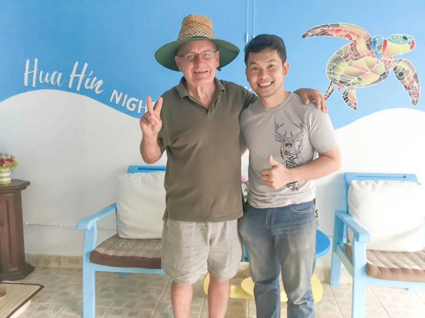Staff in HuaHin Night Market Hostel