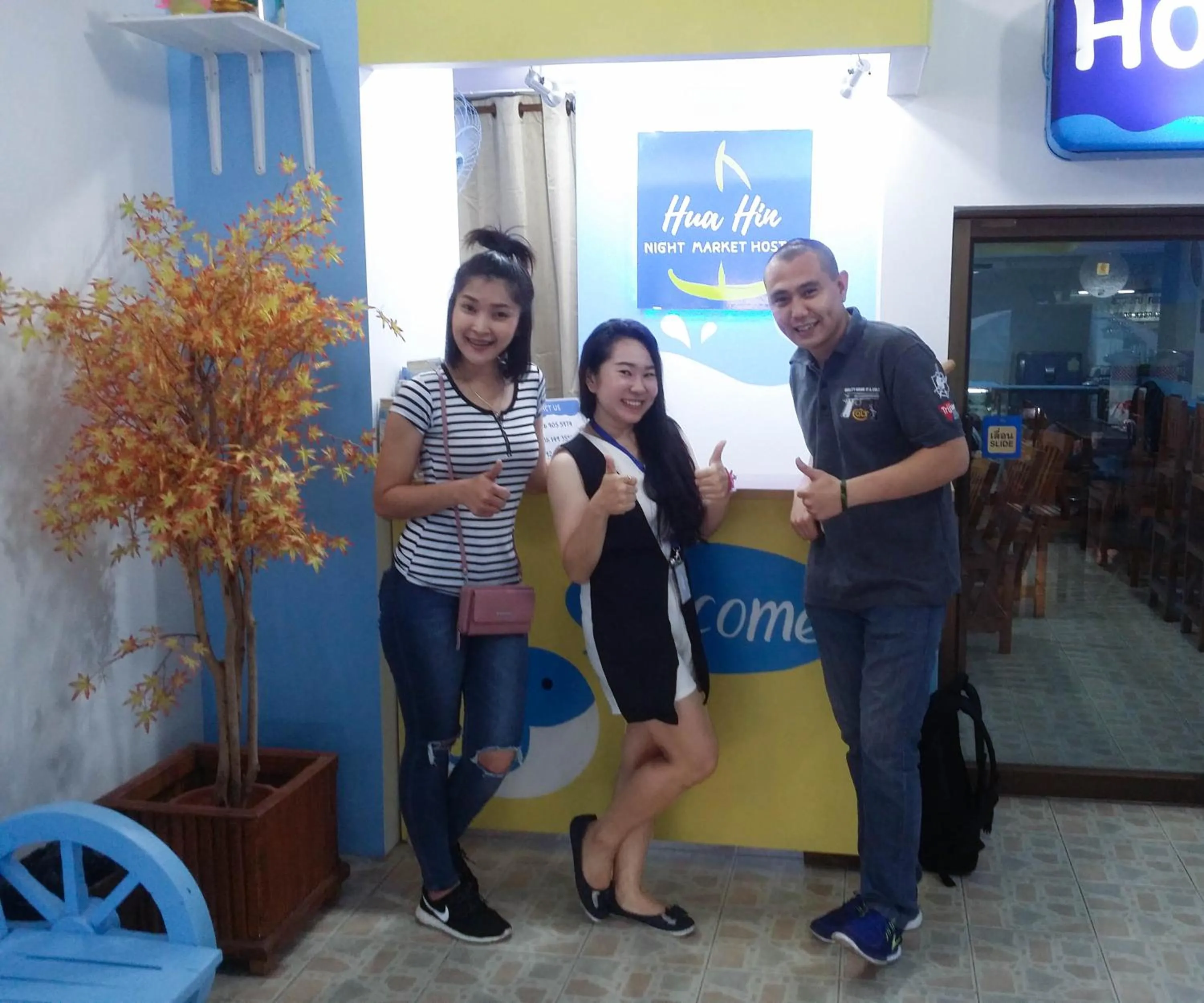 Staff in HuaHin Night Market Hostel