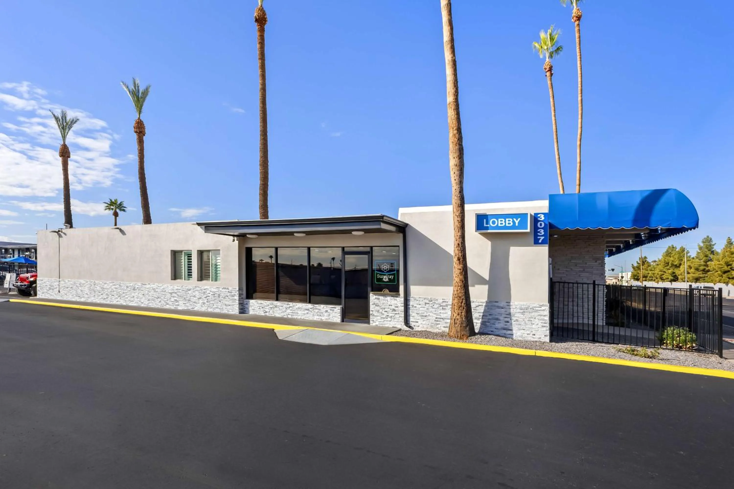 Property building in SureStay Hotel by Best Western Phoenix Airport