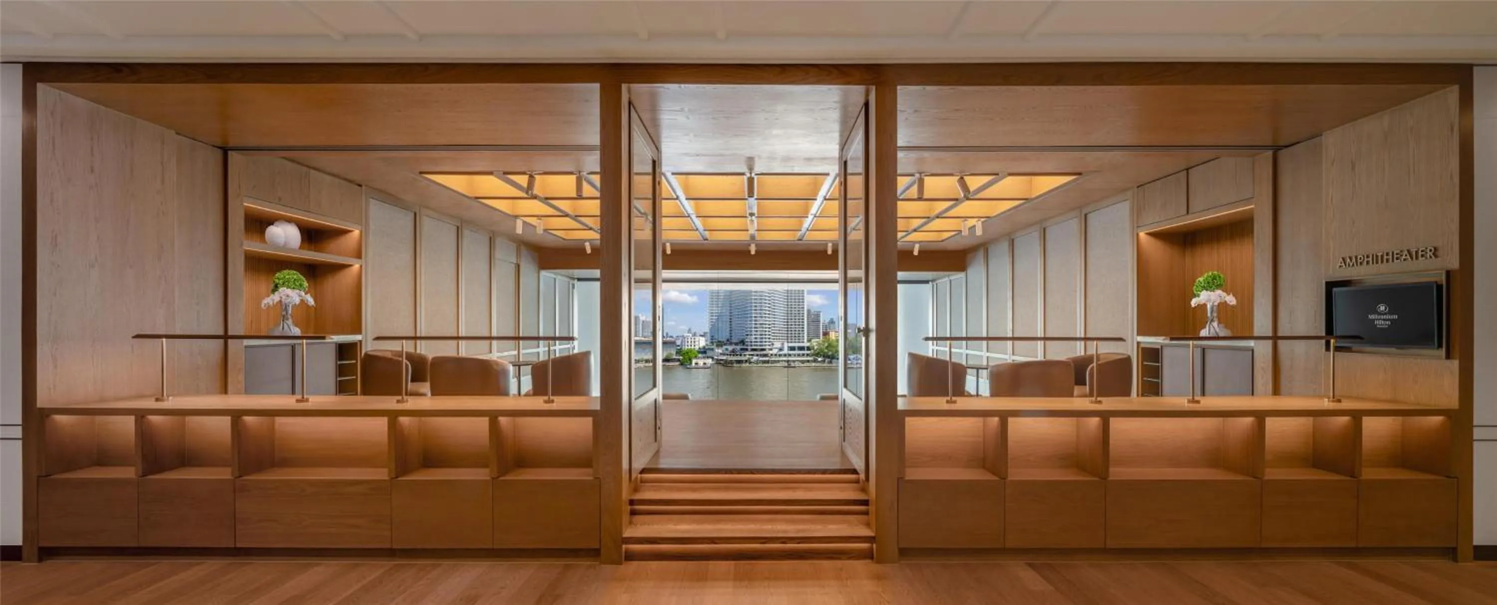 Living room in Millennium Hilton Bangkok