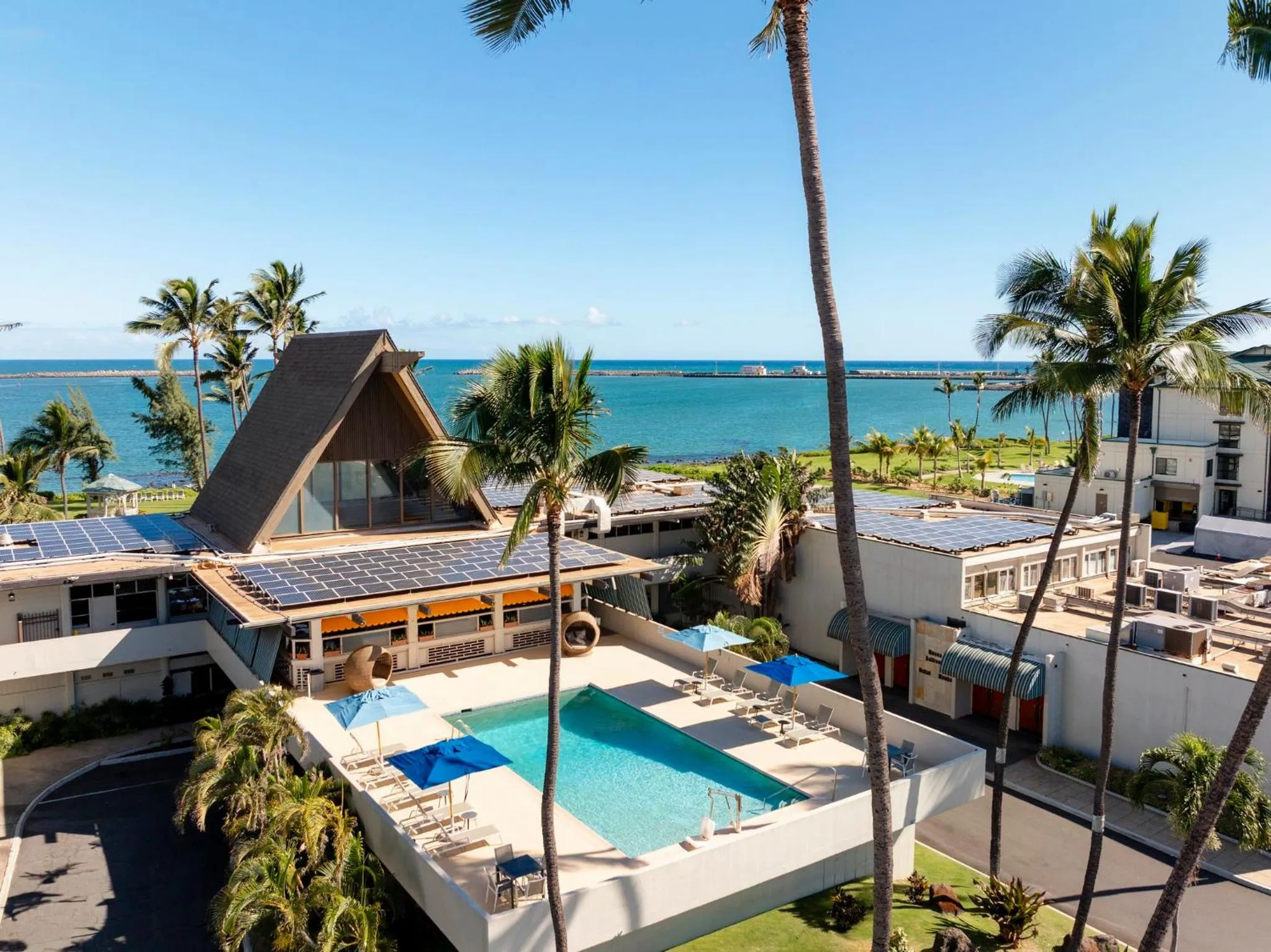 Bird's eye view in Maui Beach Hotel