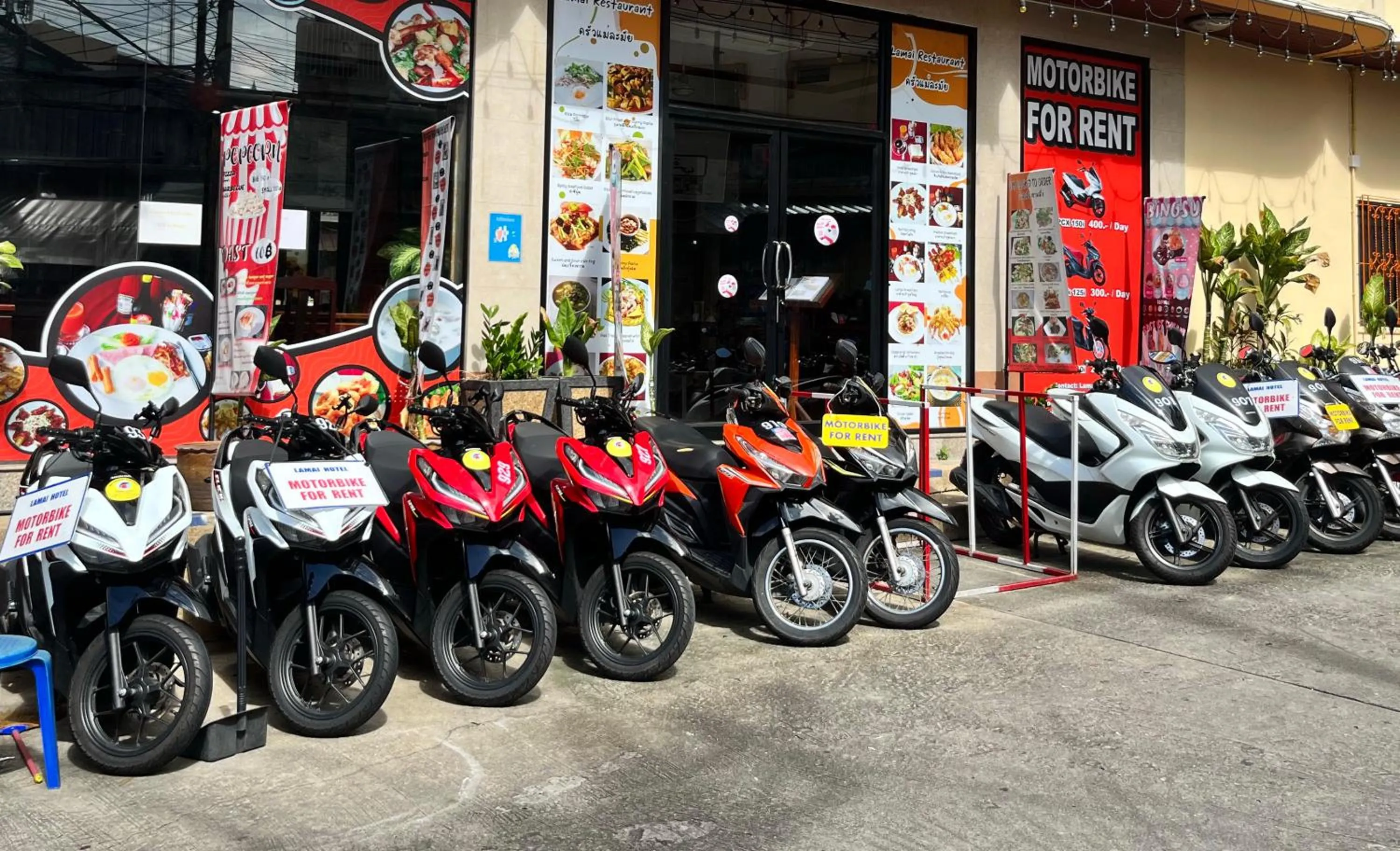 Parking in Patong Lamai Residence