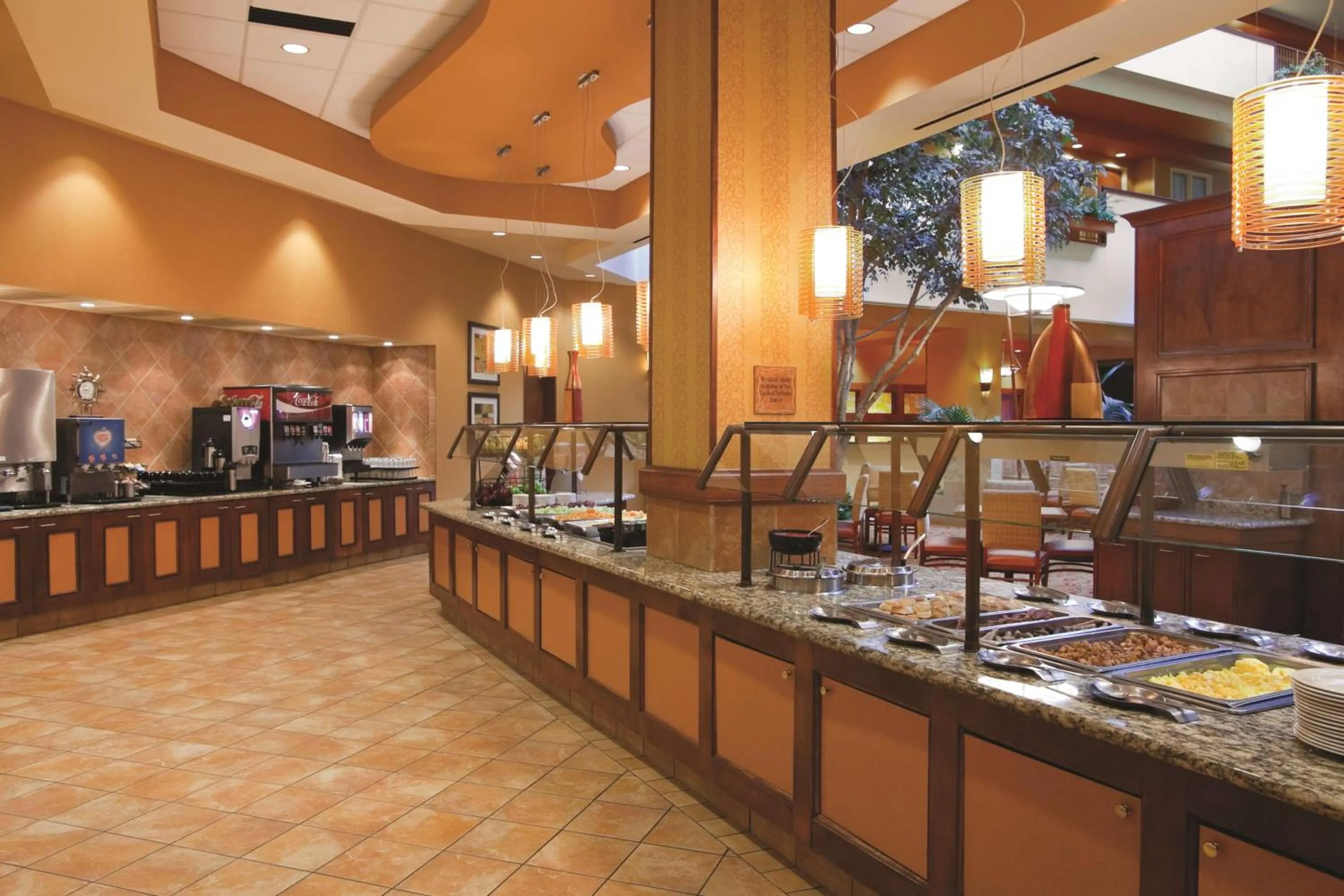 Restaurant/places to eat in Embassy Suites East Peoria Hotel and Riverfront Conference Center
