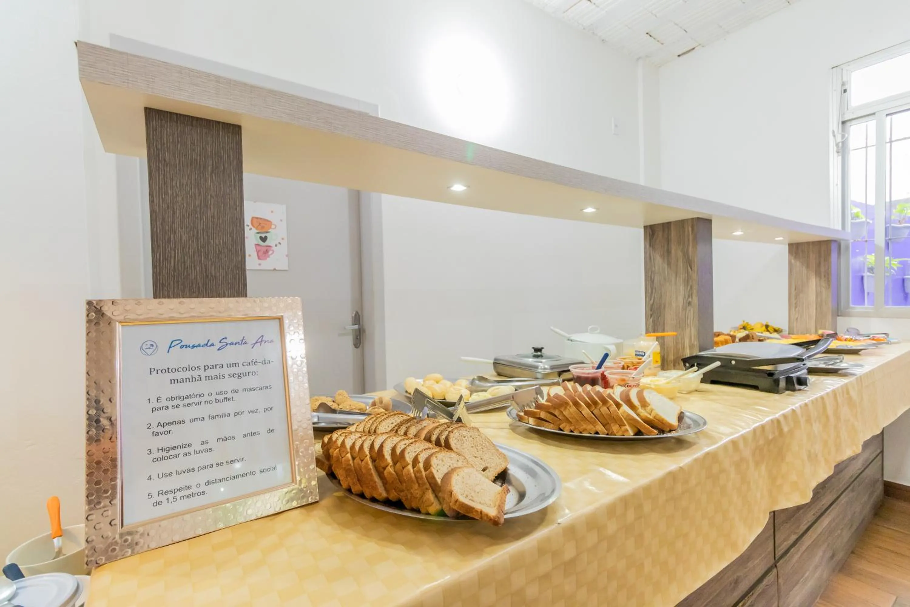 Breakfast in Pousada Santa Ana