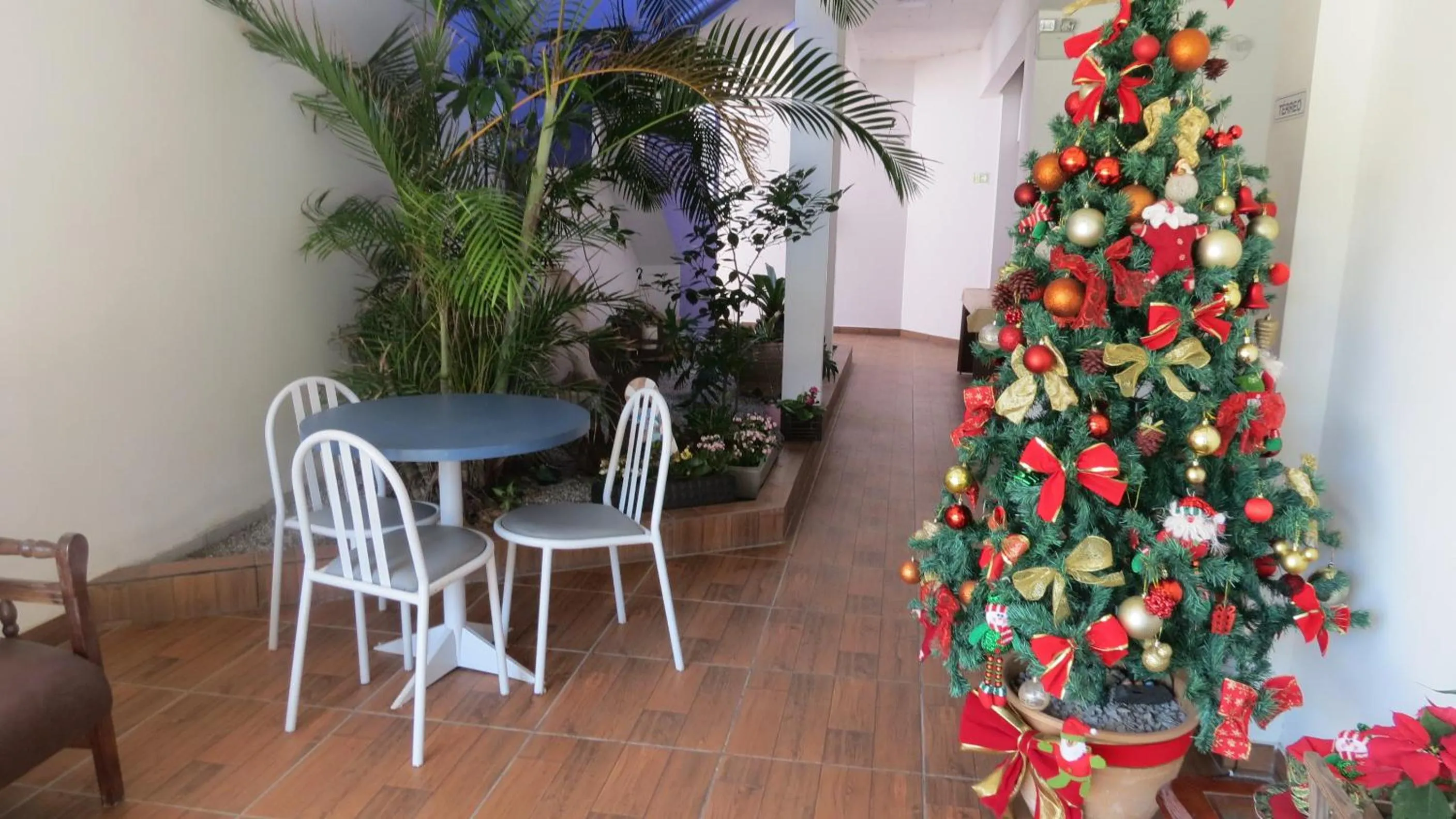 Seating area in Pousada Santa Ana