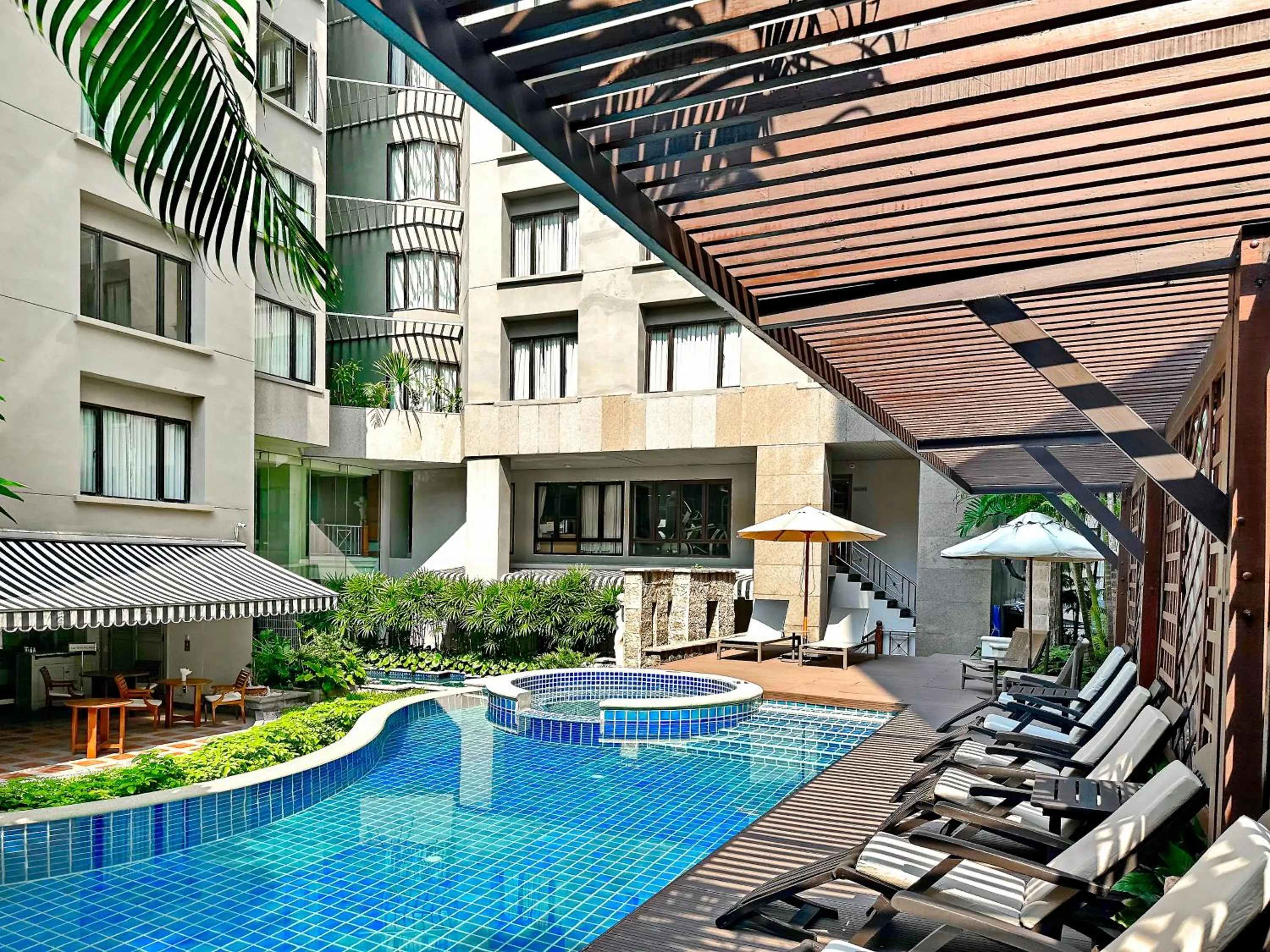 Swimming pool in Silom Serene A Boutique Hotel