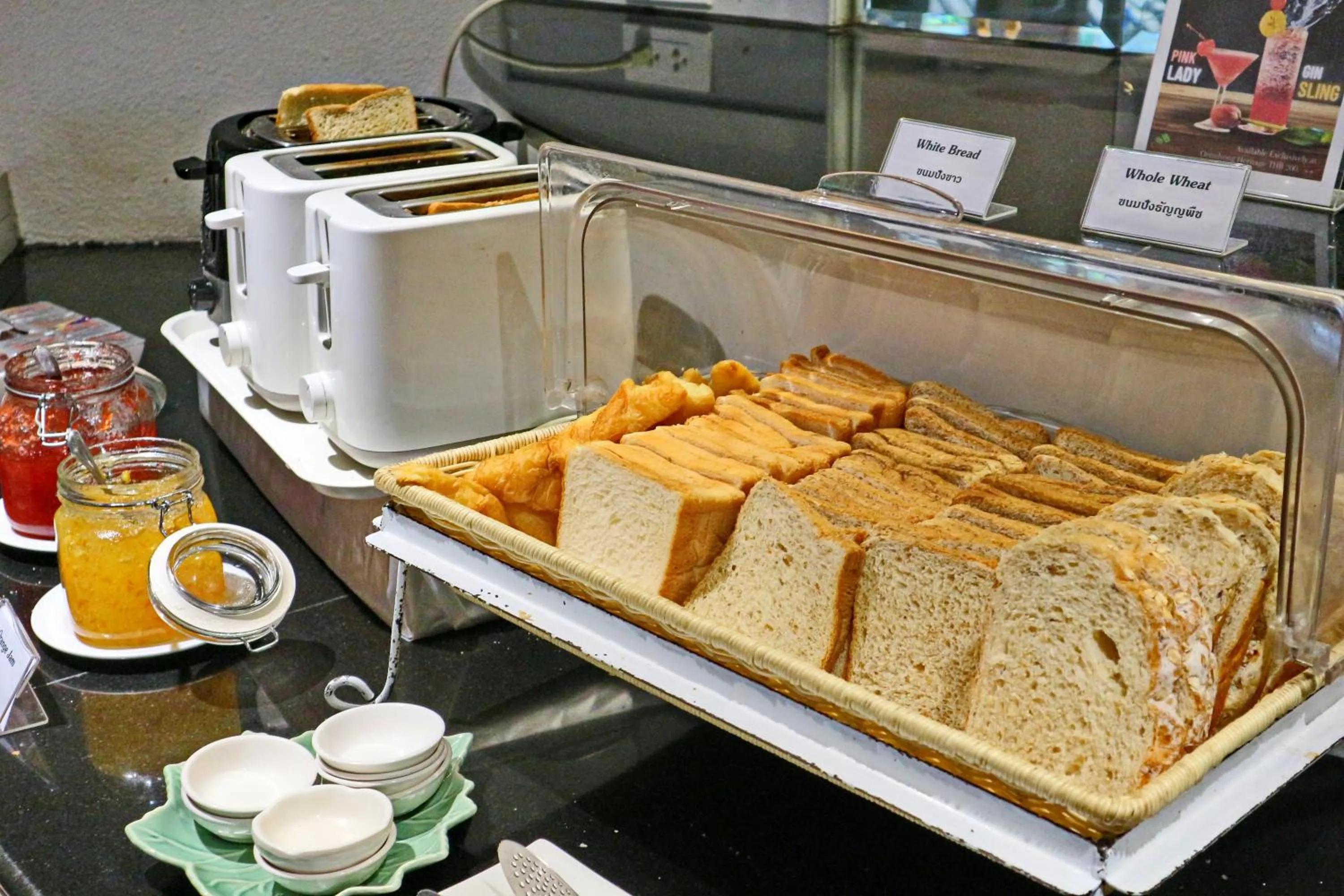 Buffet breakfast in Silom Serene A Boutique Hotel